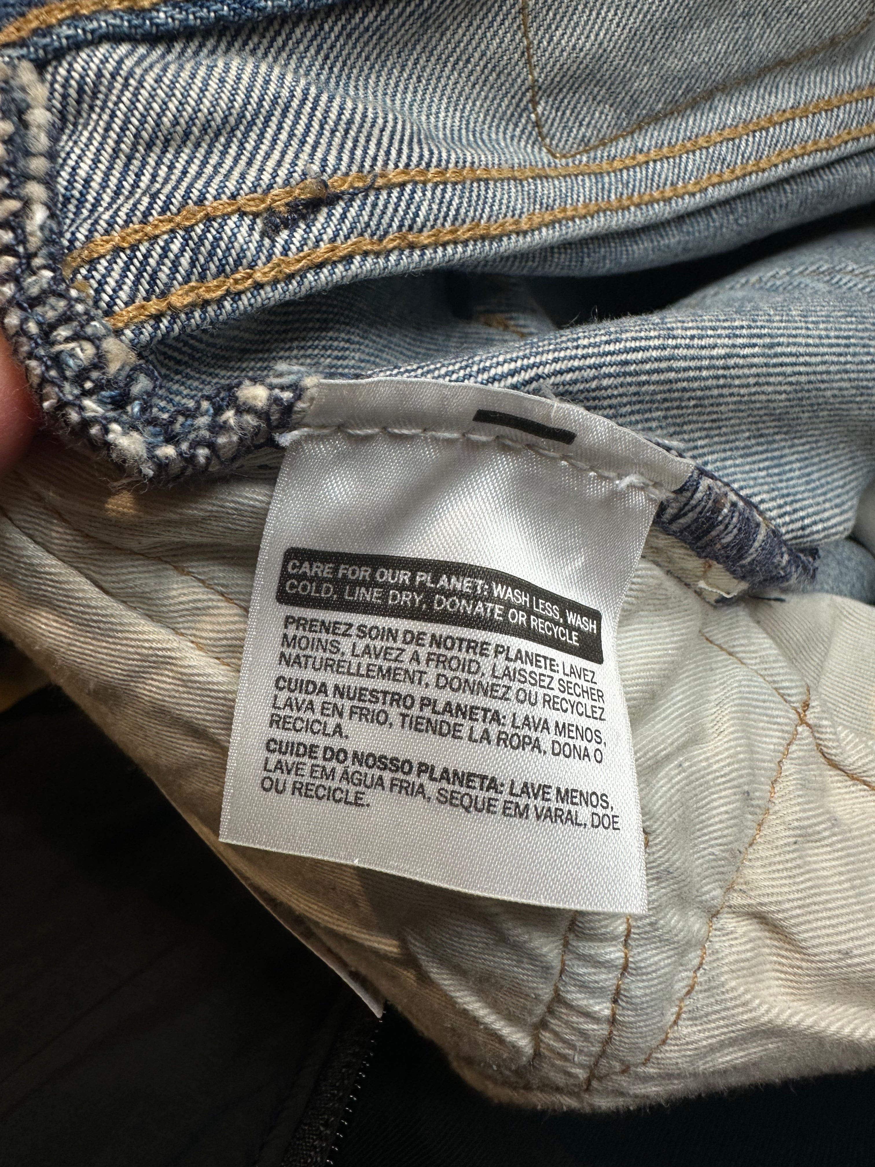 Denim Tears Irak Jeans Light Wash Used 42