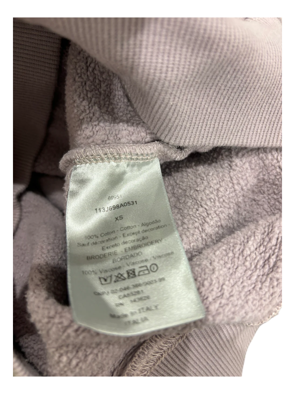 Dior CD Purple Hoodie