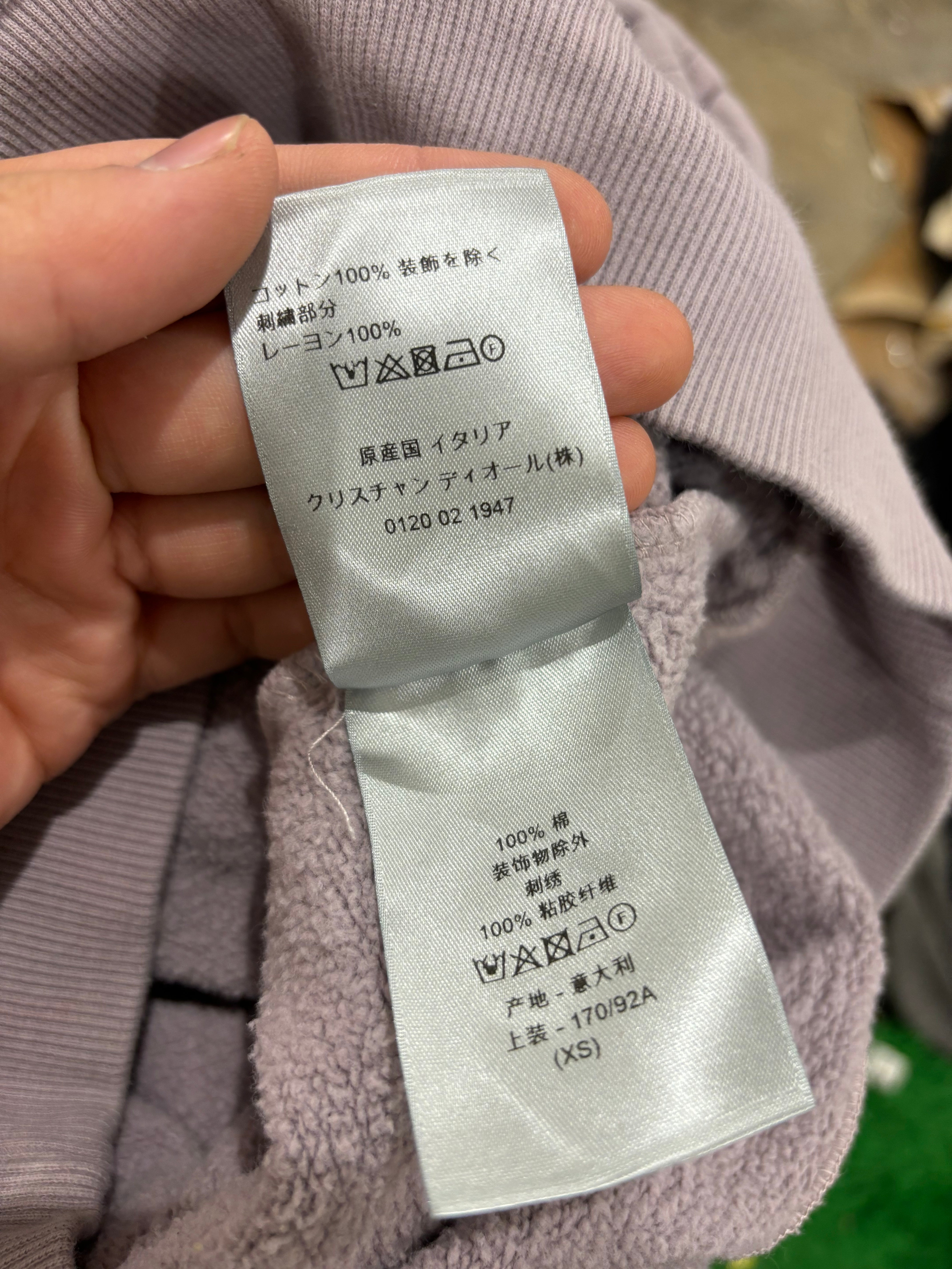 Dior CD Hoodie Purple Used XS