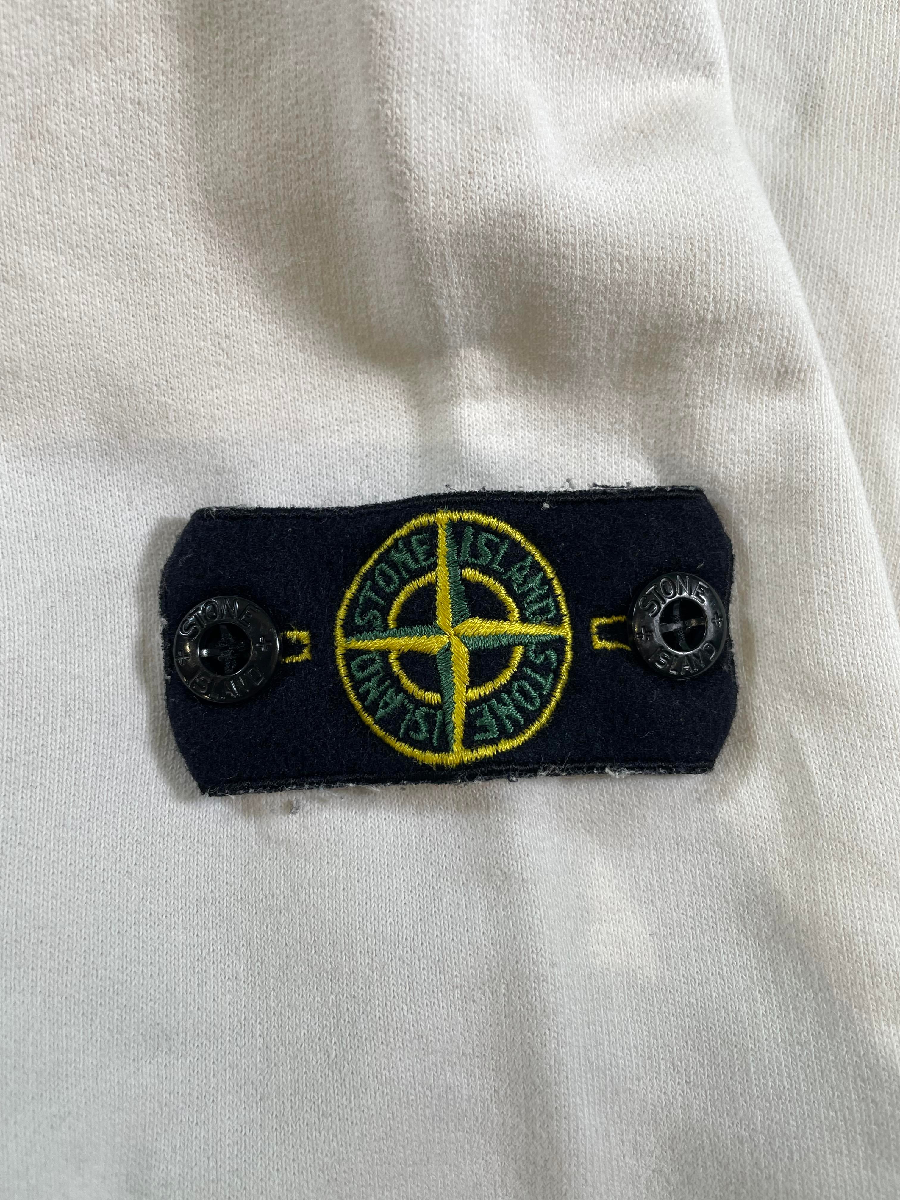 Stone Island (Kid's) White Hoodie