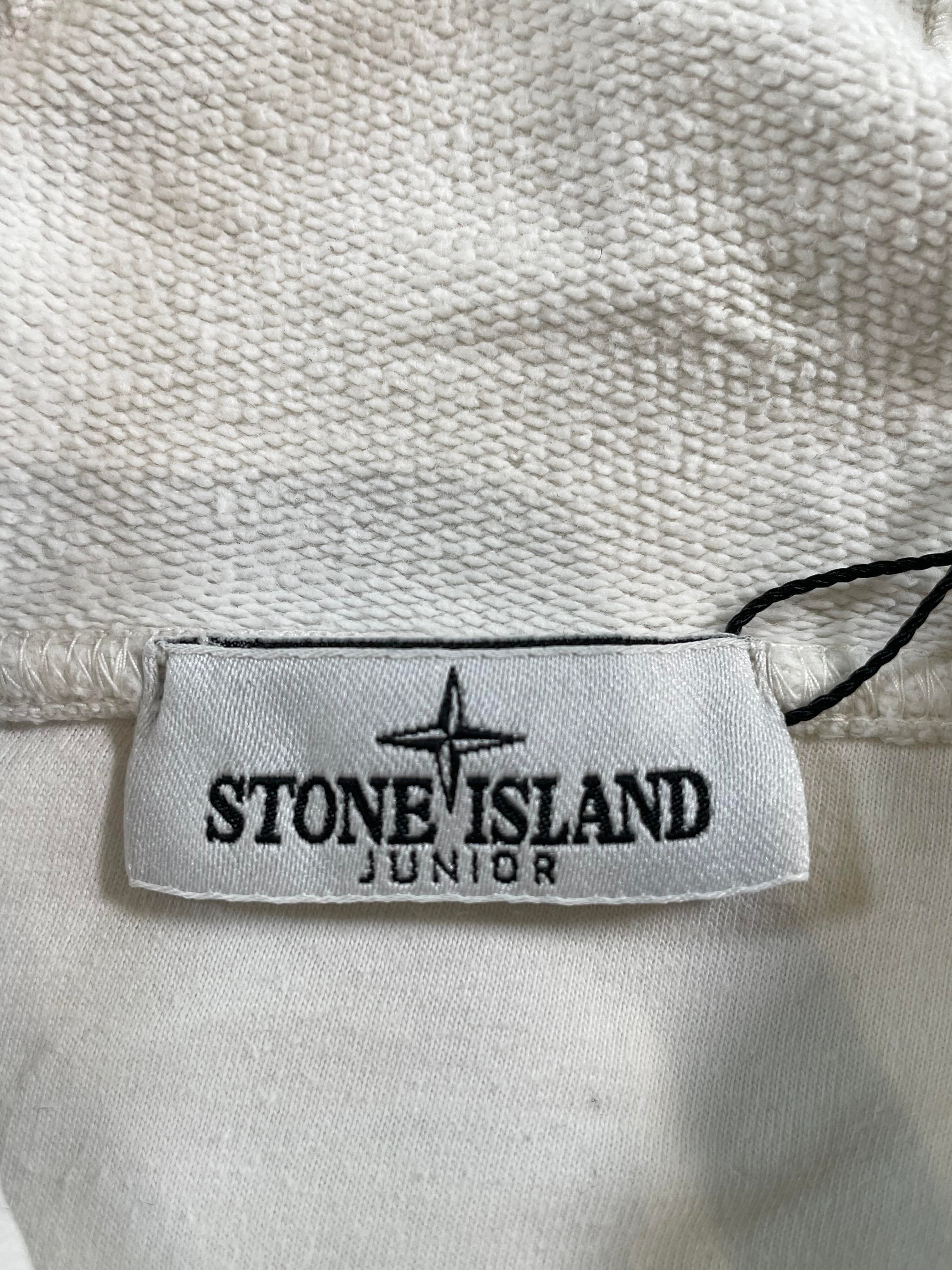 Stone Island (Kid's) White Hoodie