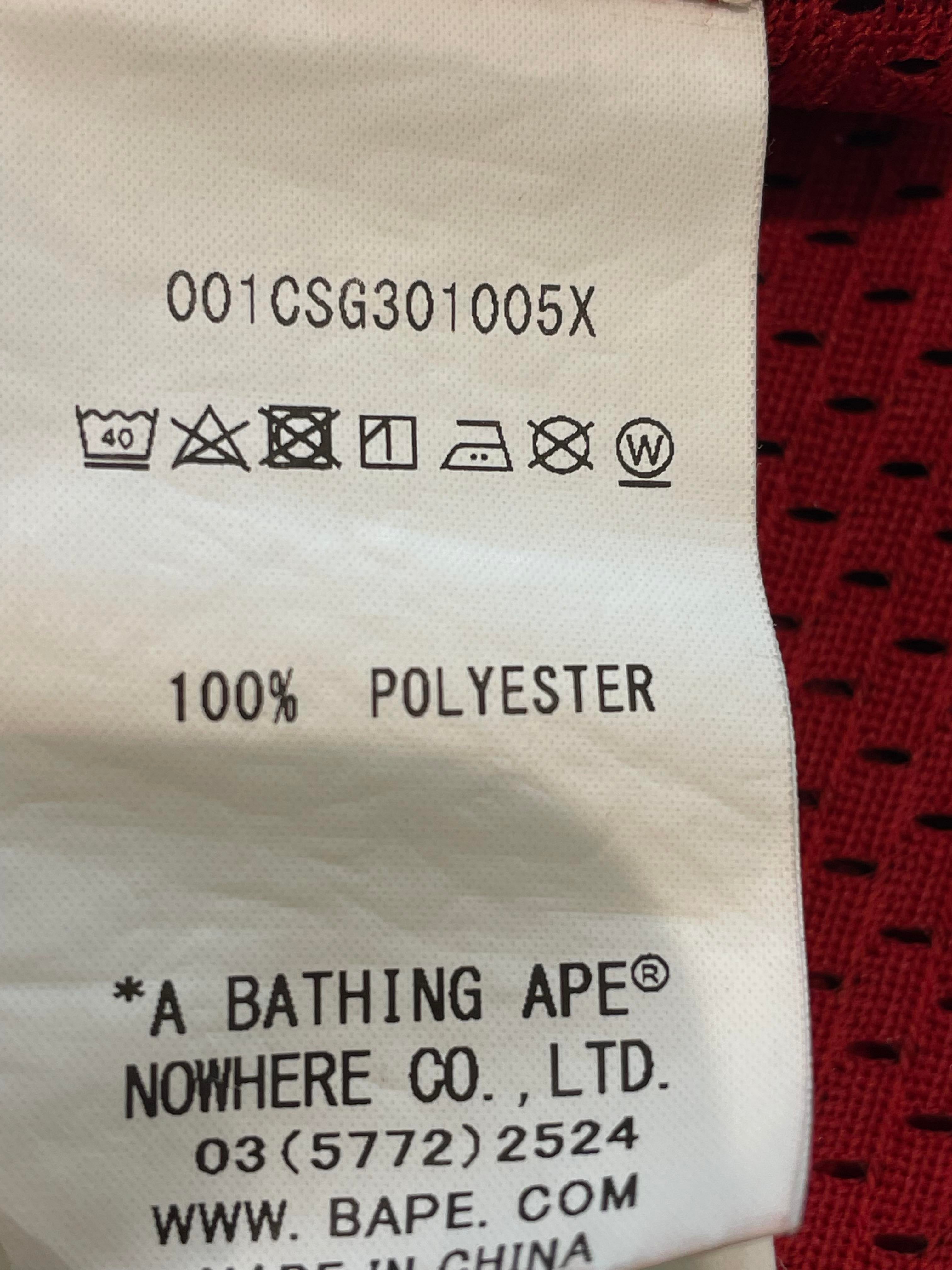 Bape Red Jersey
