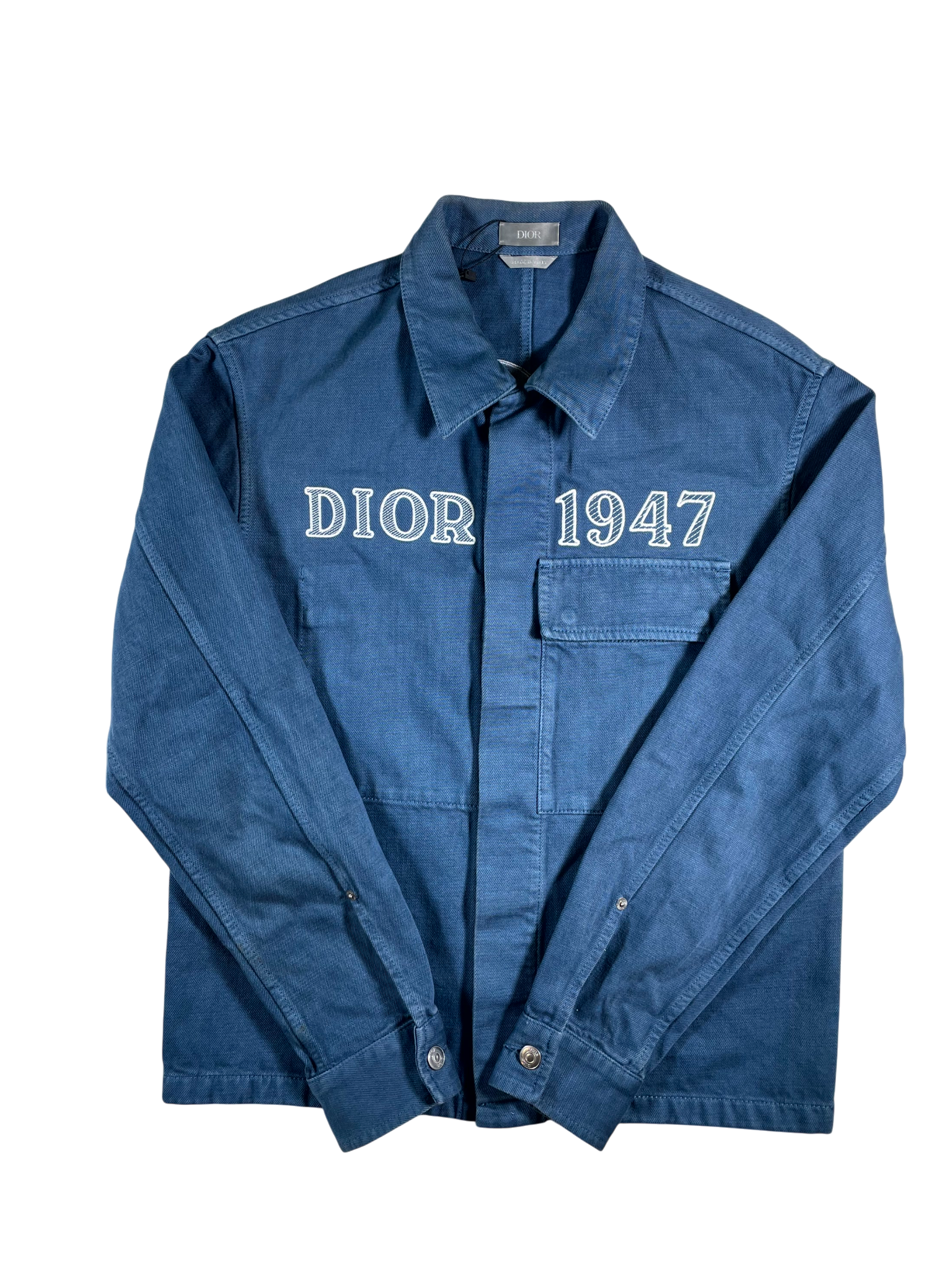 Dior 1947 Denim Indigo Blue Jacket