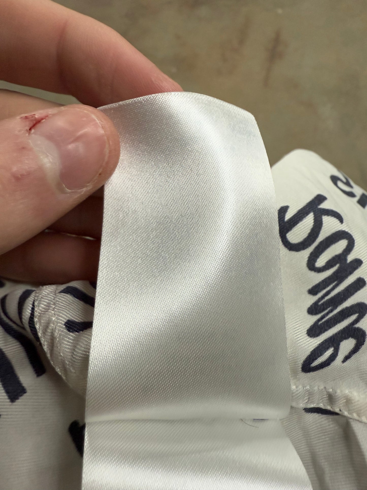 LV Button Up White All Over Used Medium