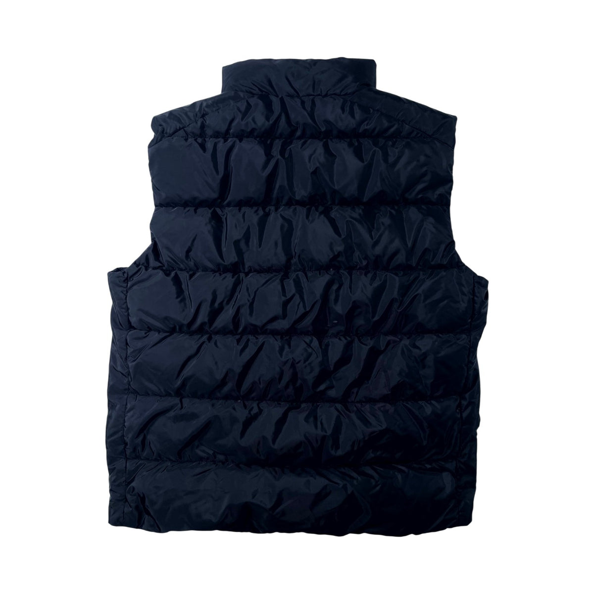 Prada Re-Nylon Plaque Black Puffer Vest