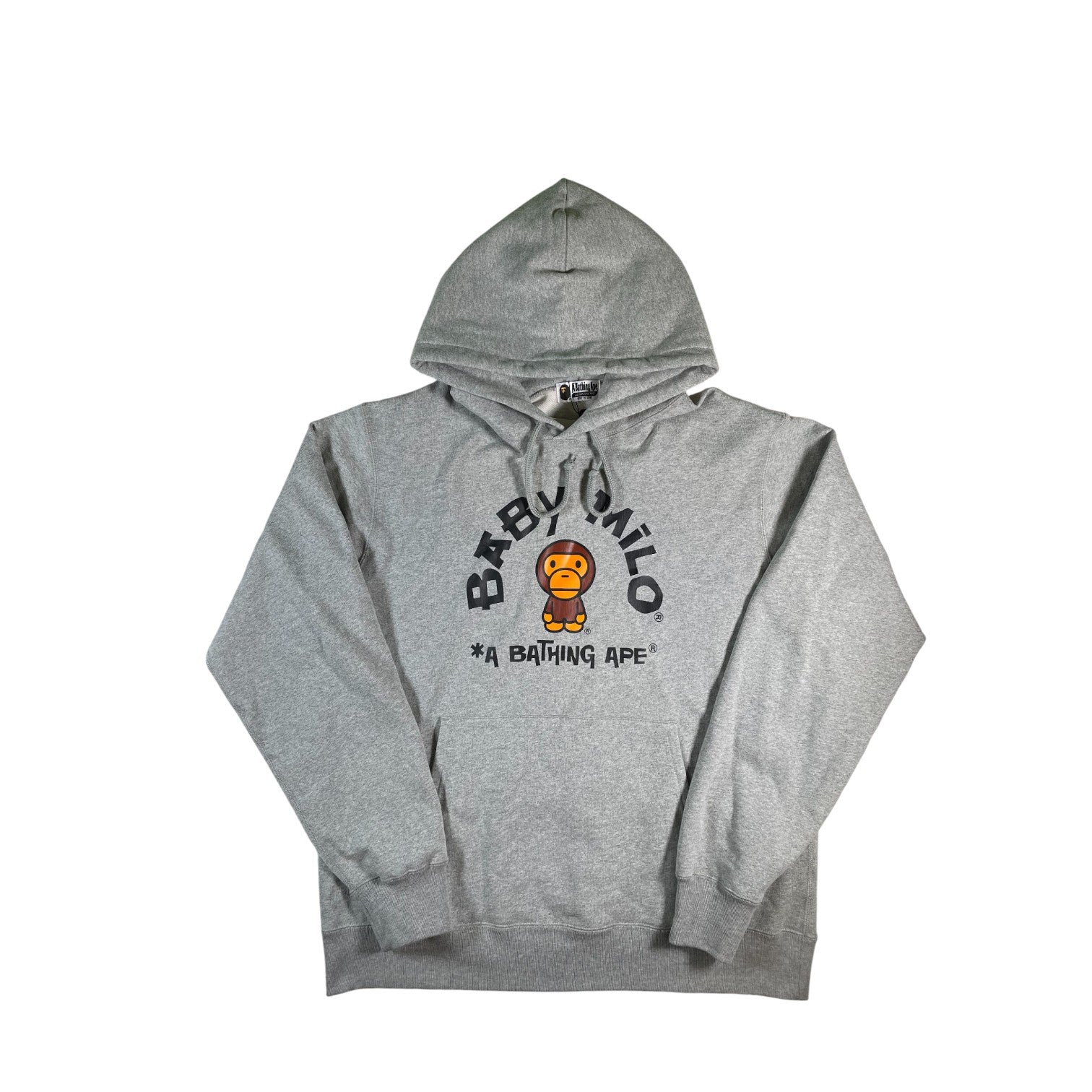 Bape 'Baby Milo' Grey Hoodie
