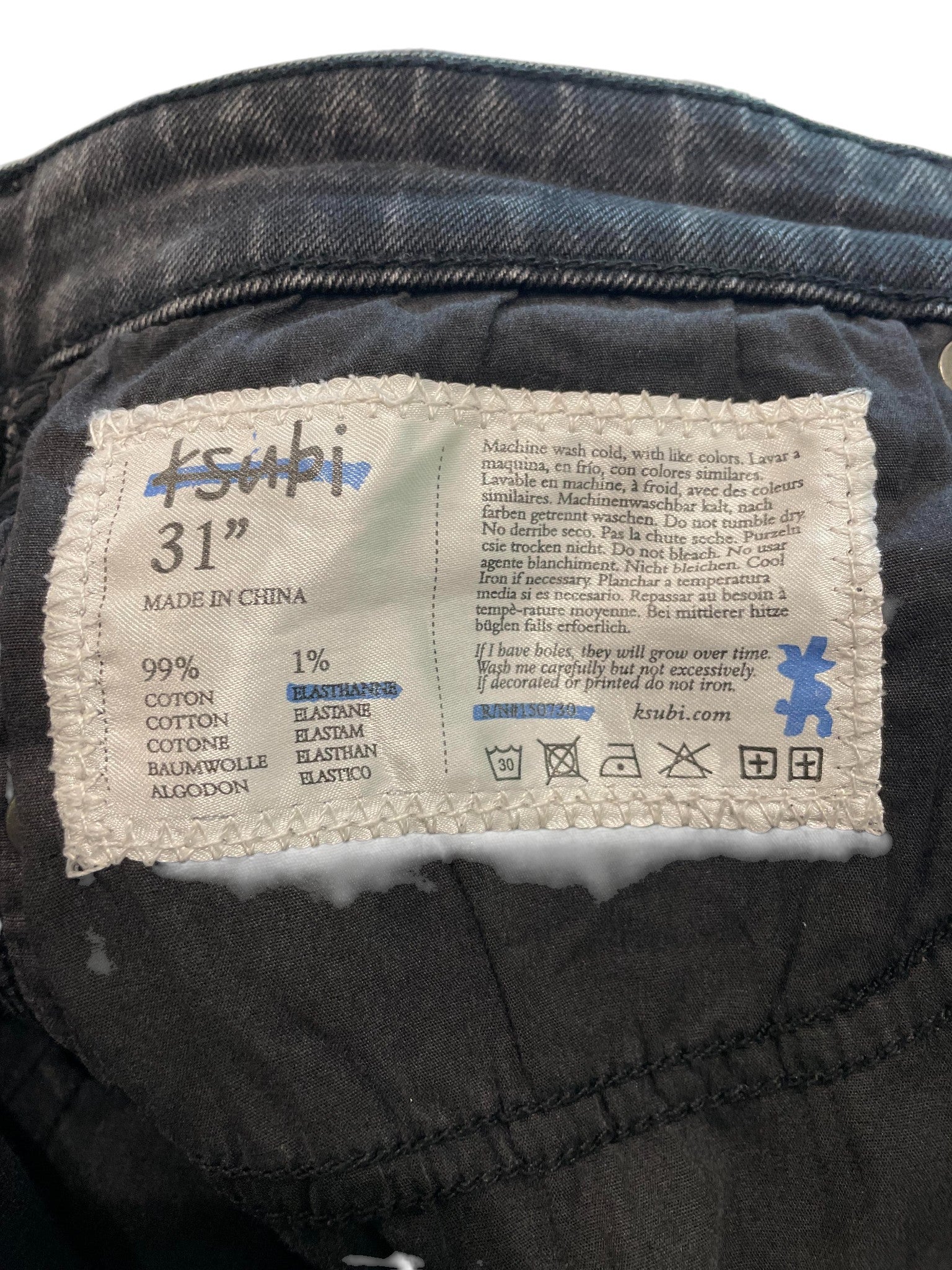 Ksubi Knee Rip Jeans