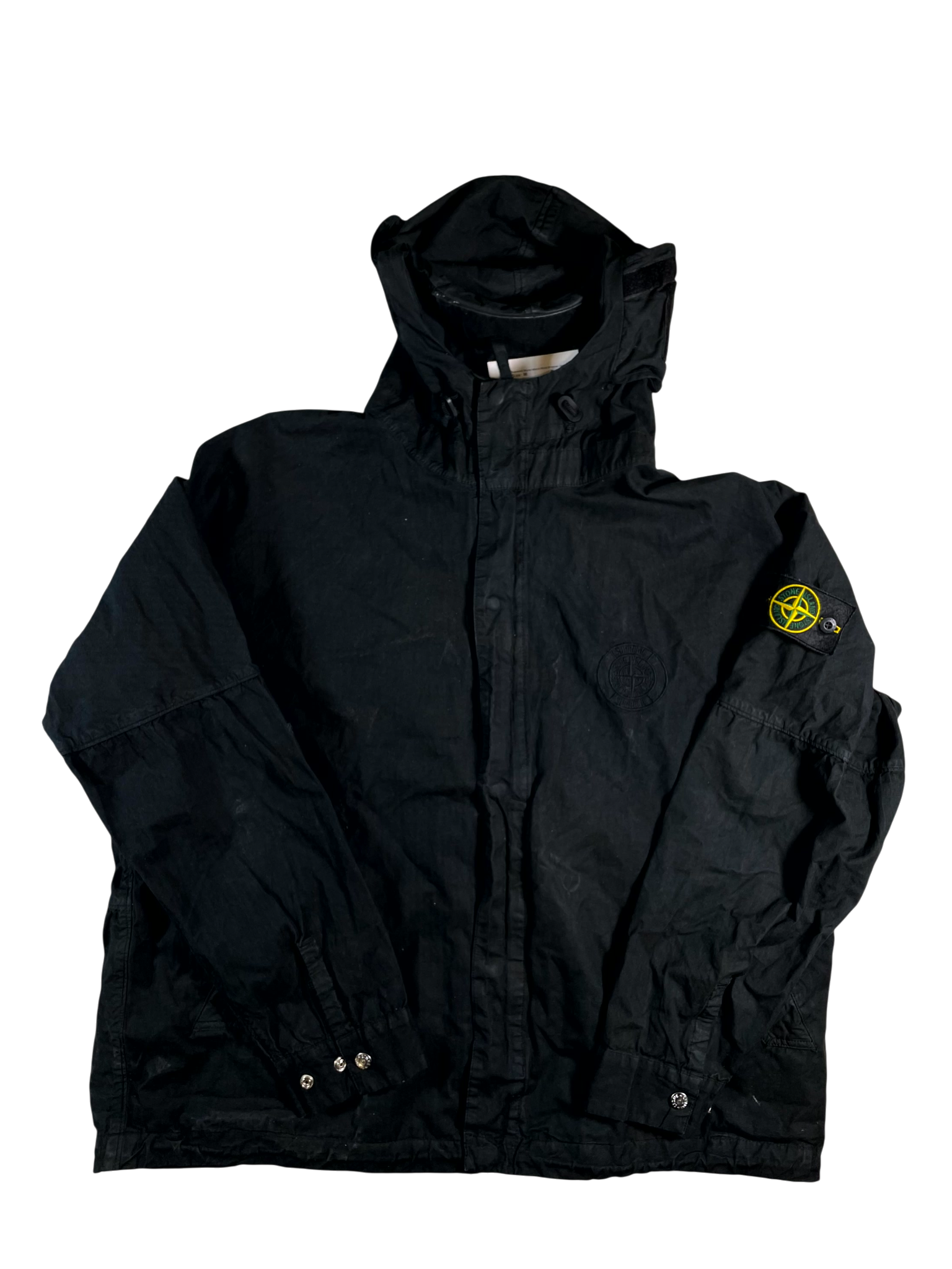 Supreme Stone Island Wind Breaker Black Jacket