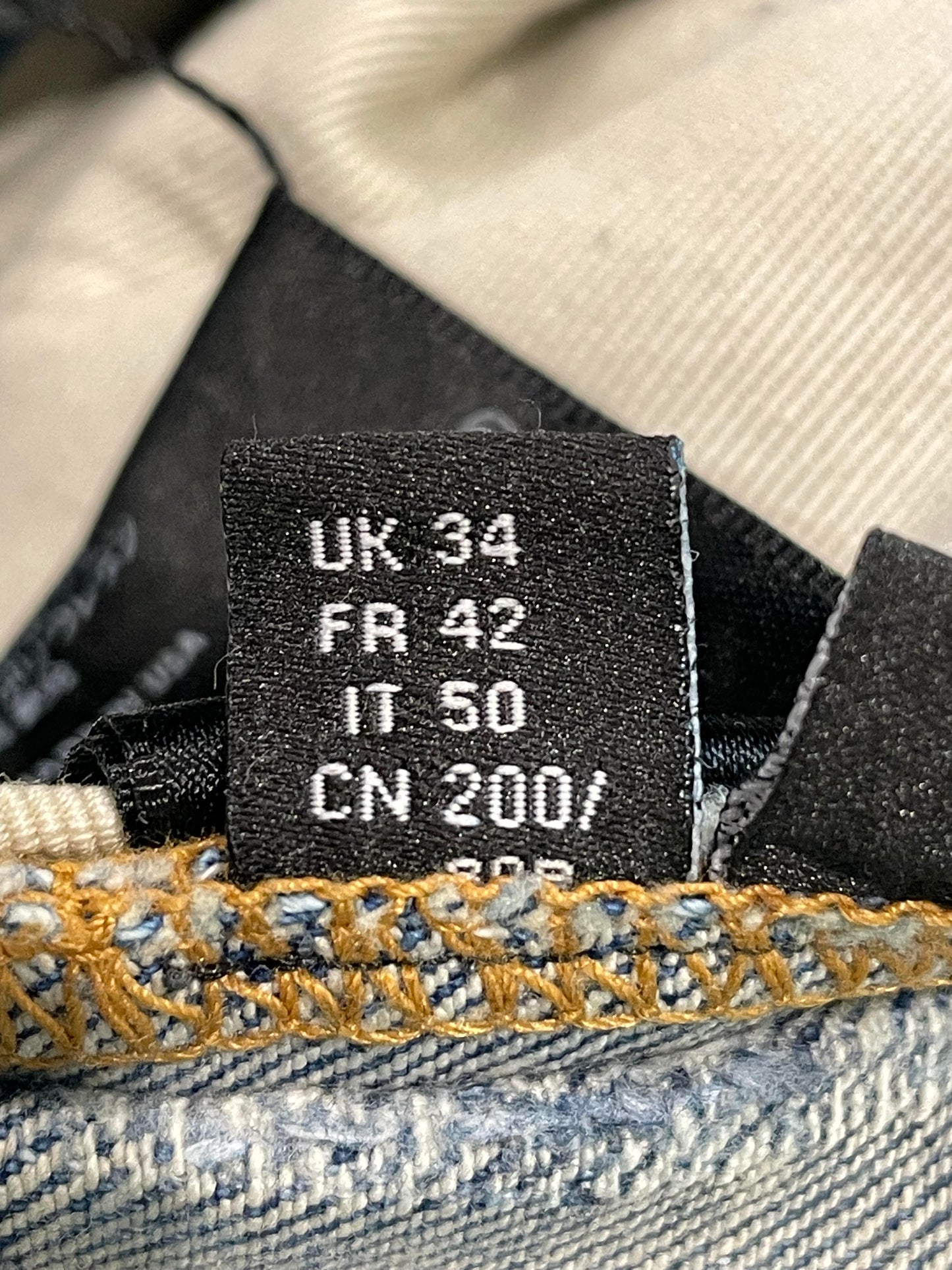Amiri Black Star Light Wash Jeans