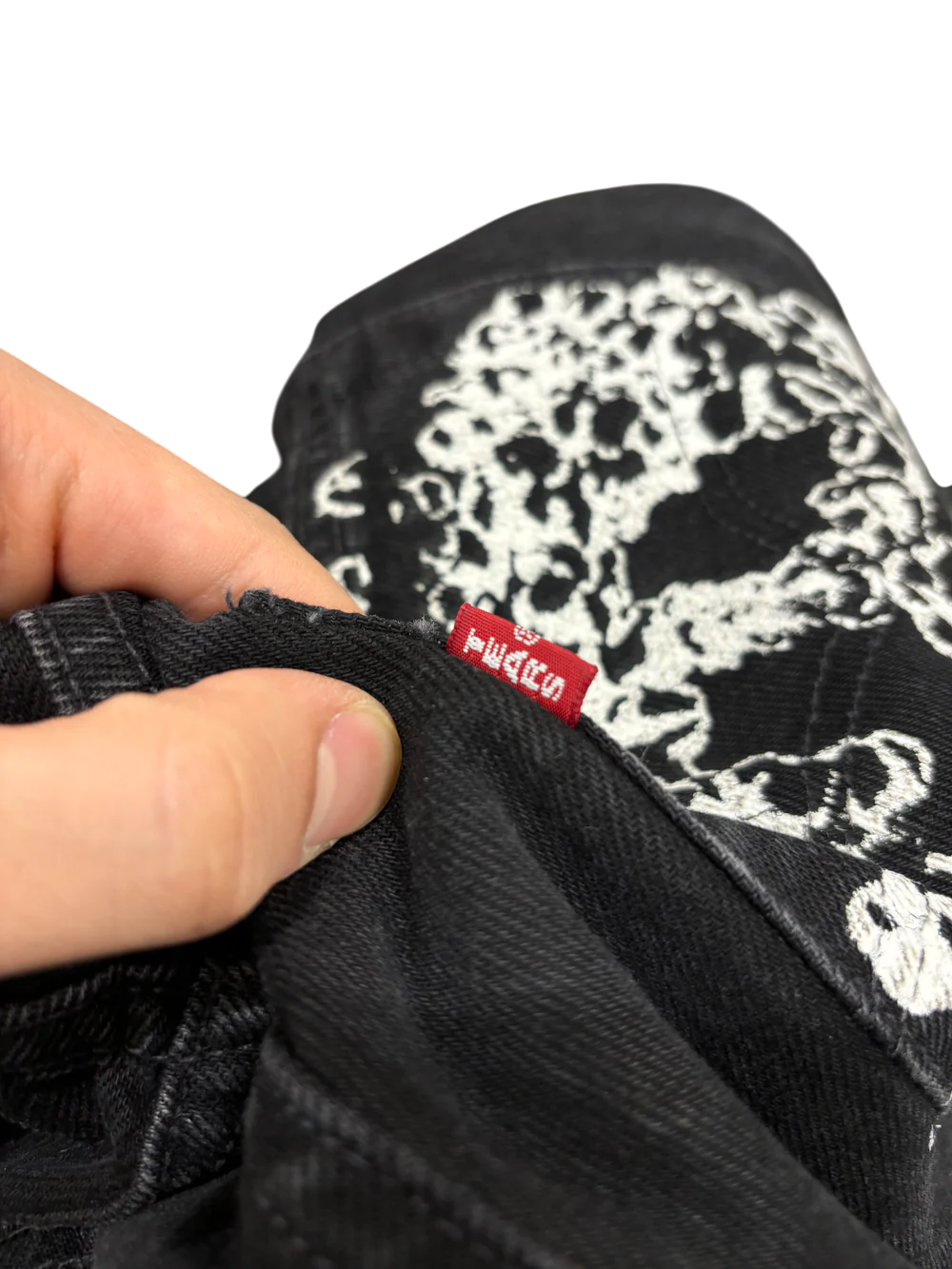 Denim Tears One Flower Black Jeans