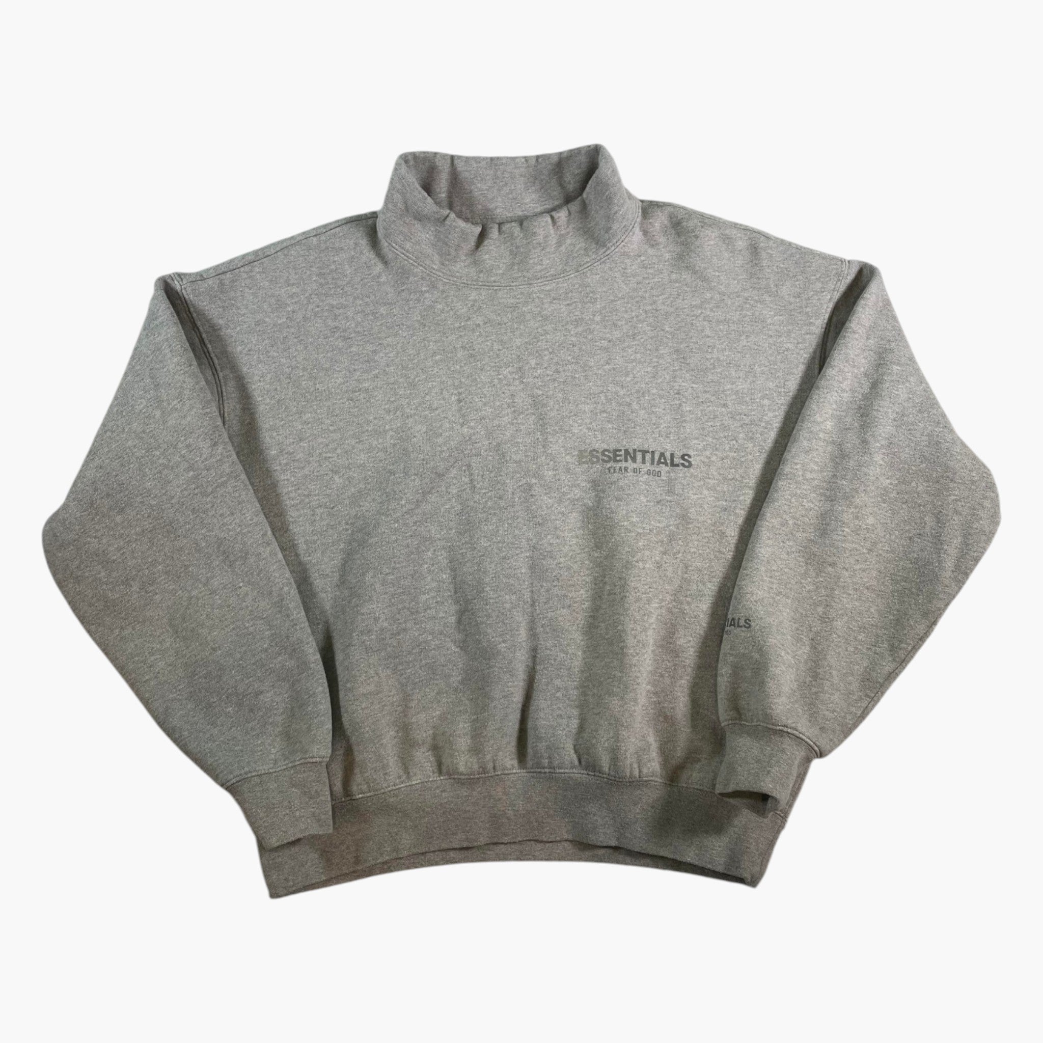 Essentials Turtle Neck Dark Oatmeal Crewneck