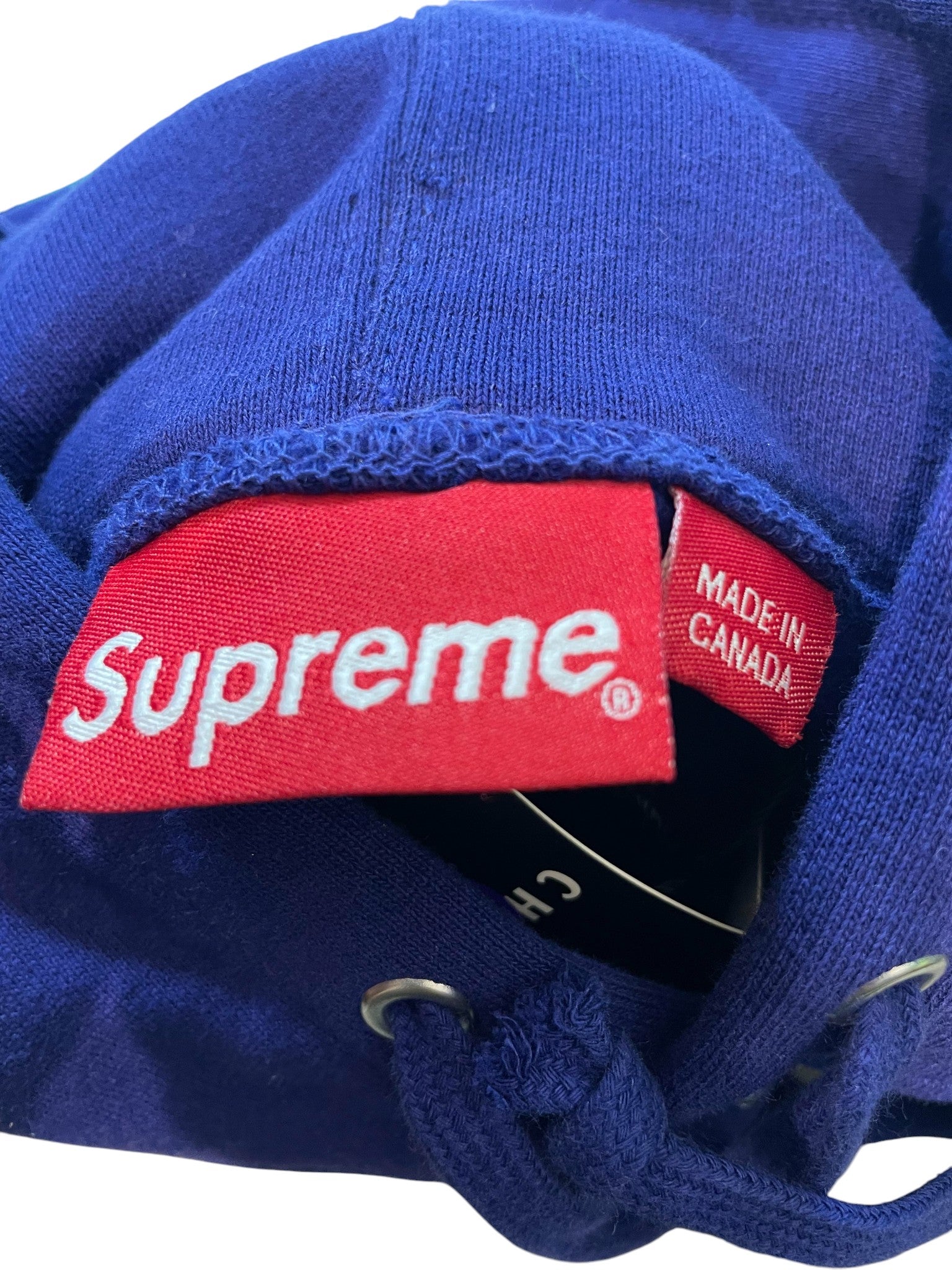 Supreme Silver Sufferer Blue Hoodie