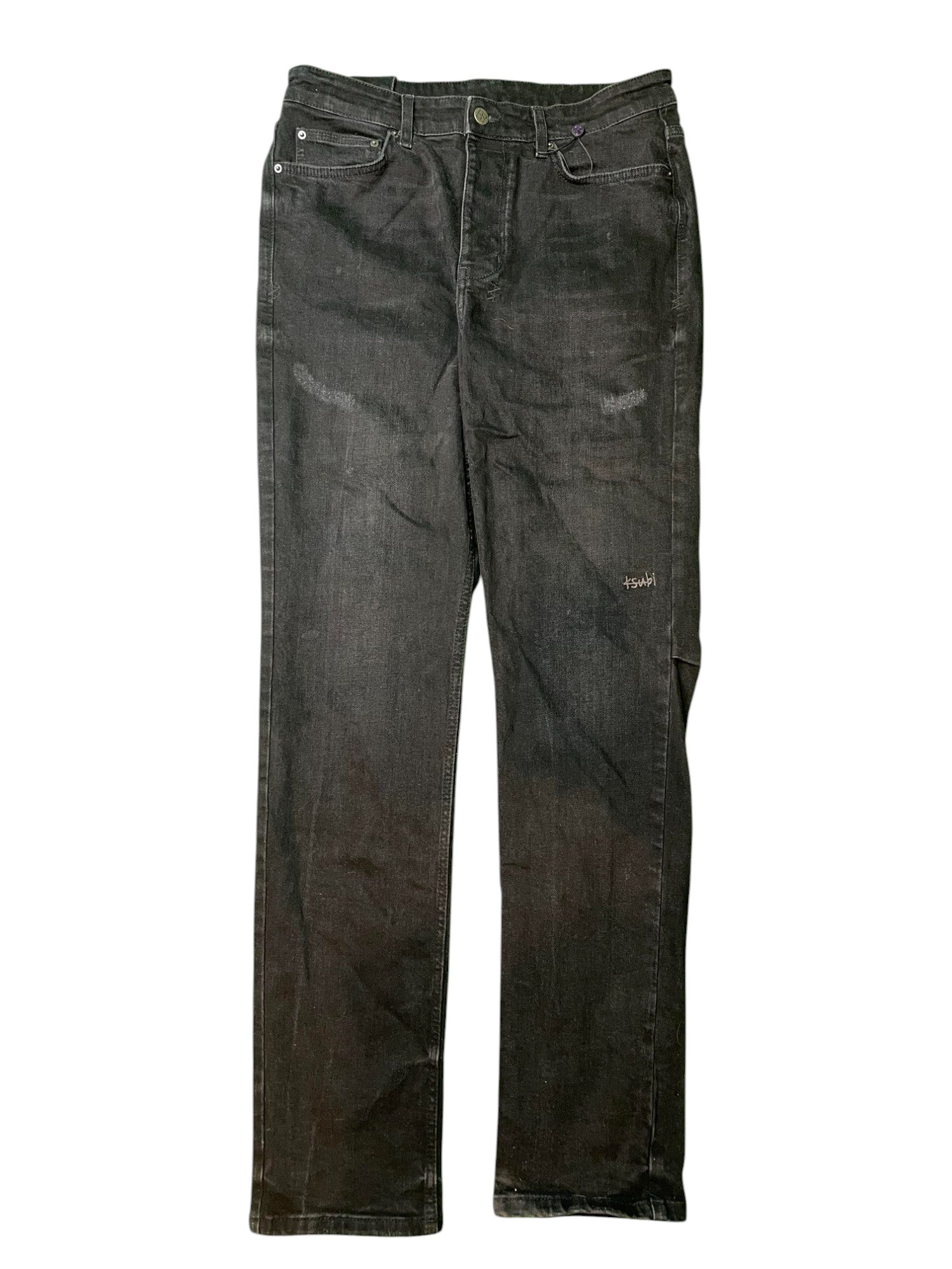 Ksubi Plain Black Jeans