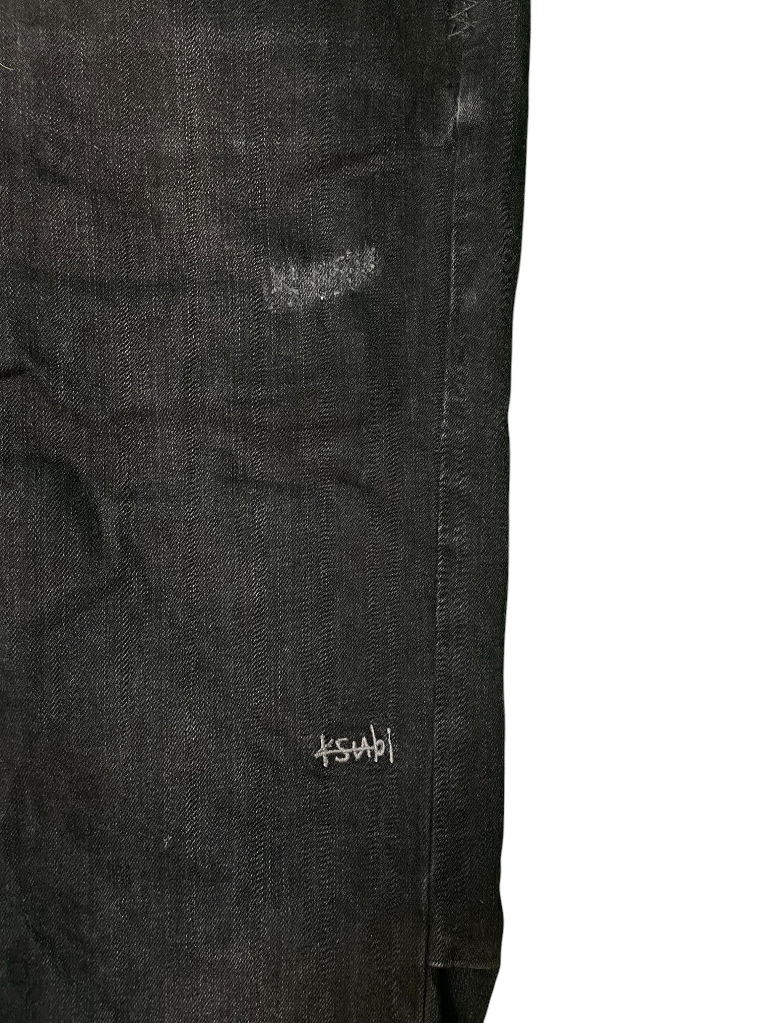 Ksubi Plain Black Jeans