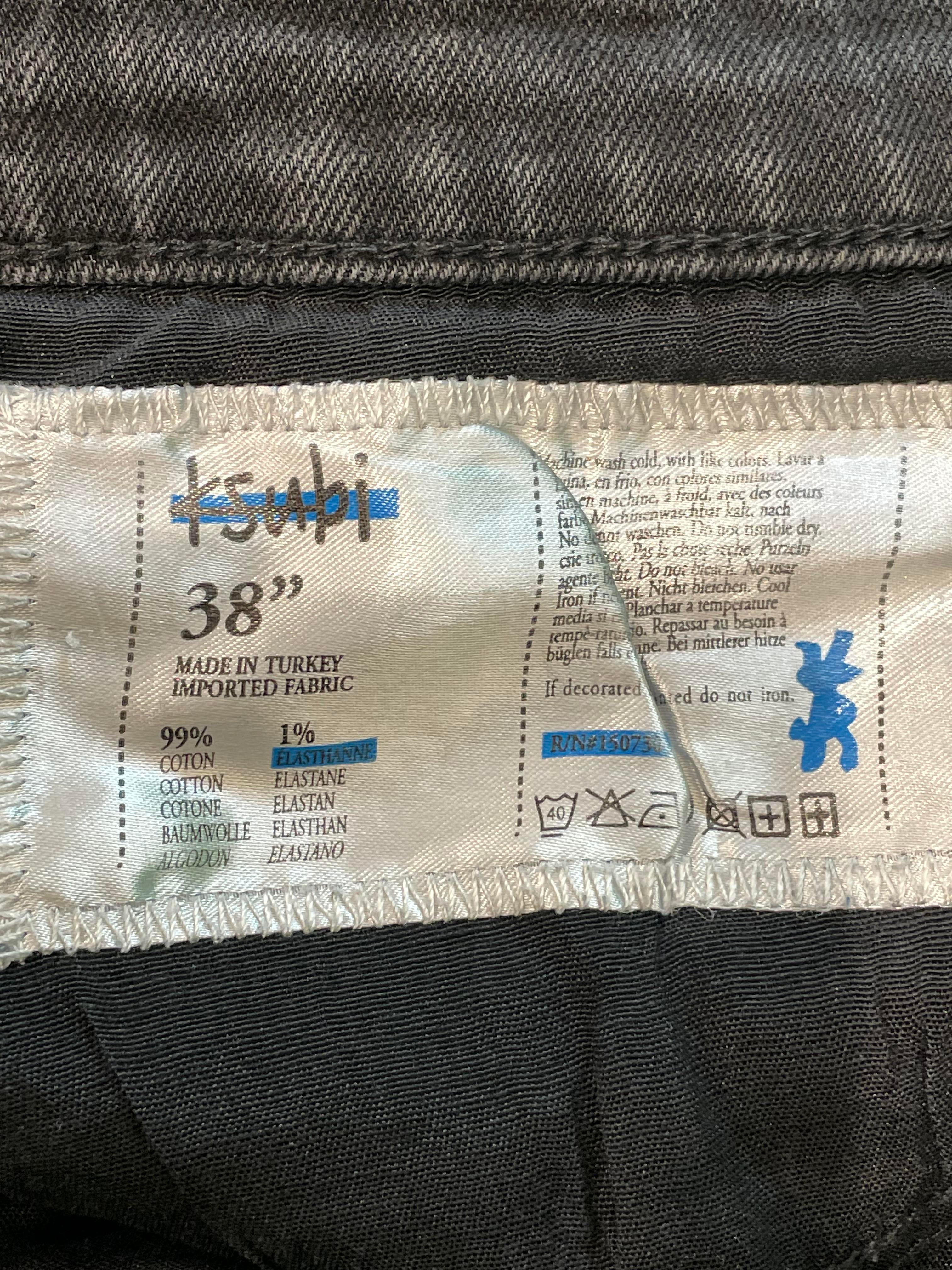 Ksubi Plain Black Jeans