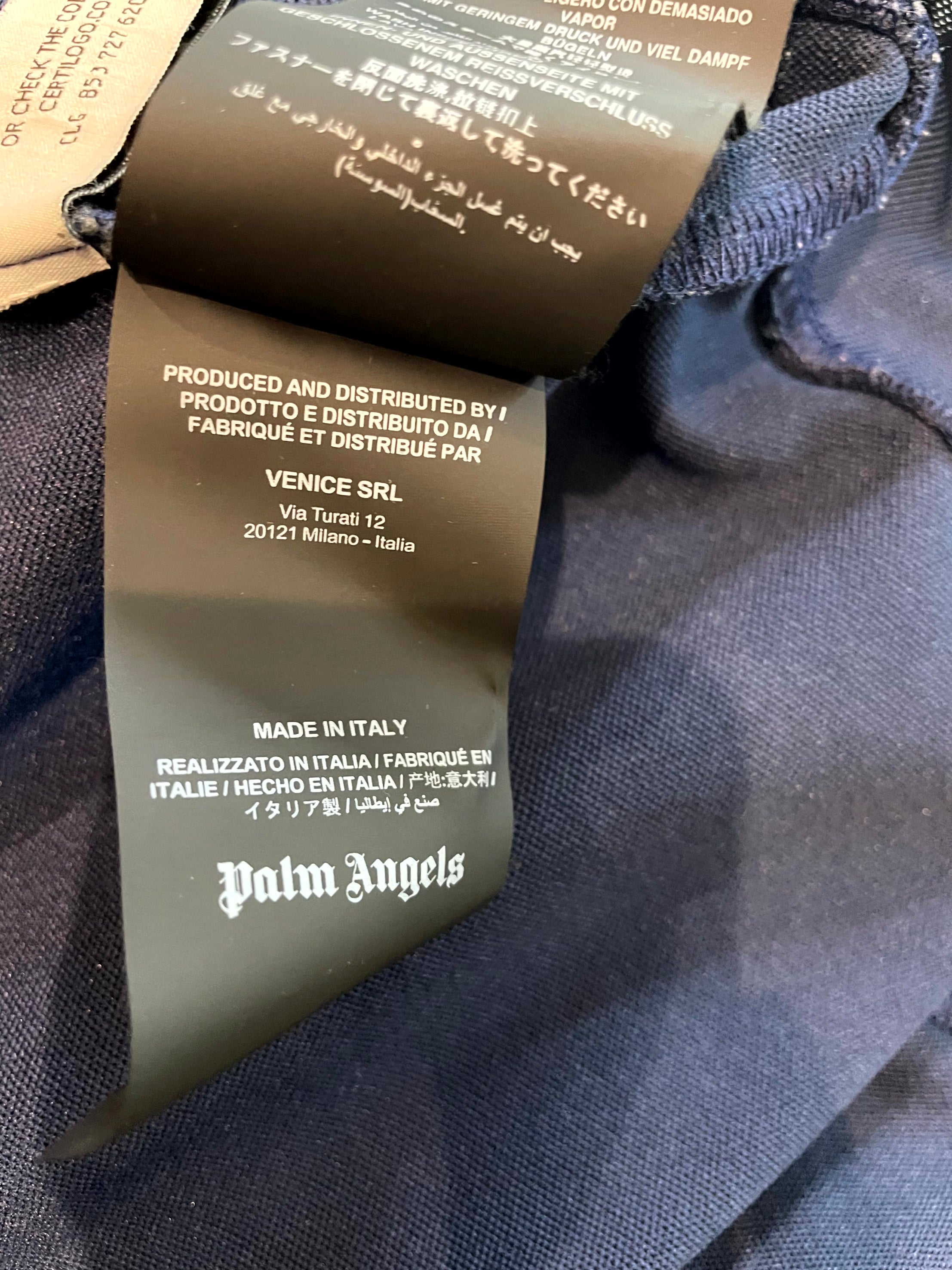 Palm Angels RWB Zip Up Sweater