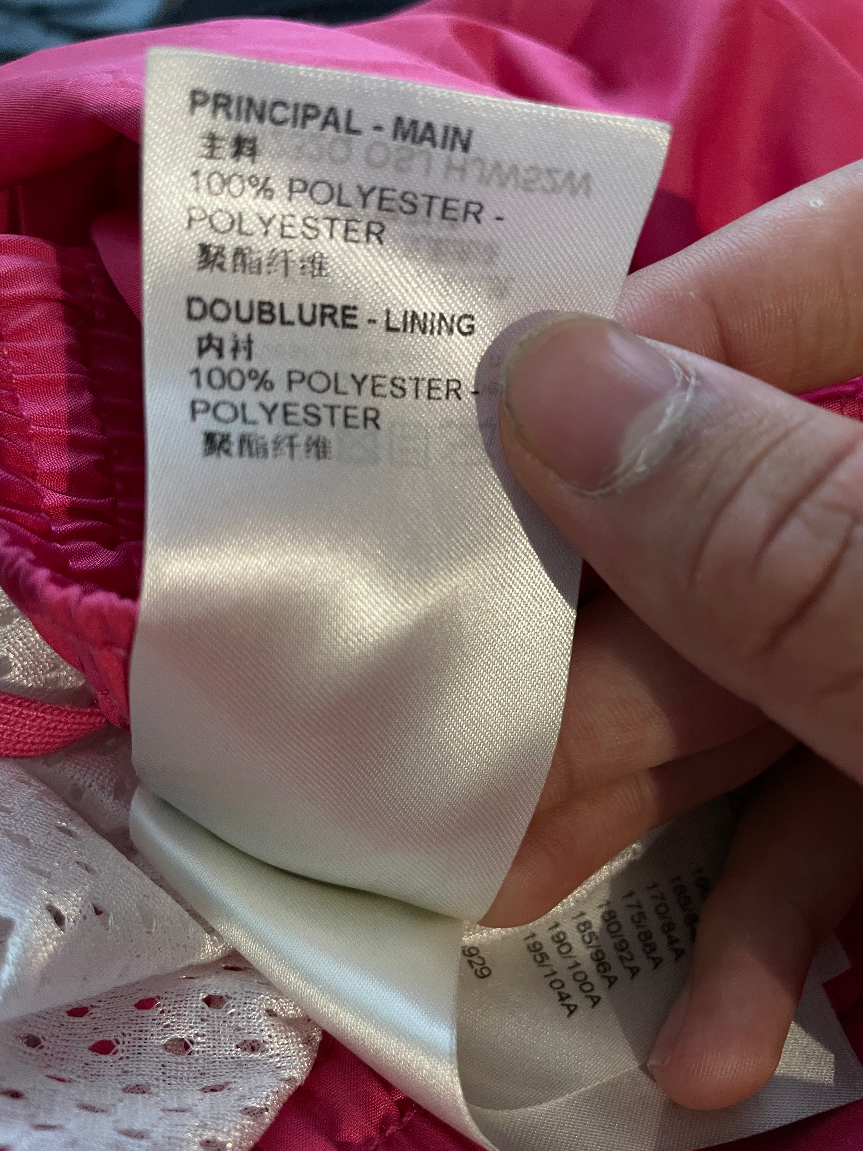 LV Swim Trunks Pink Monogram Used Medium