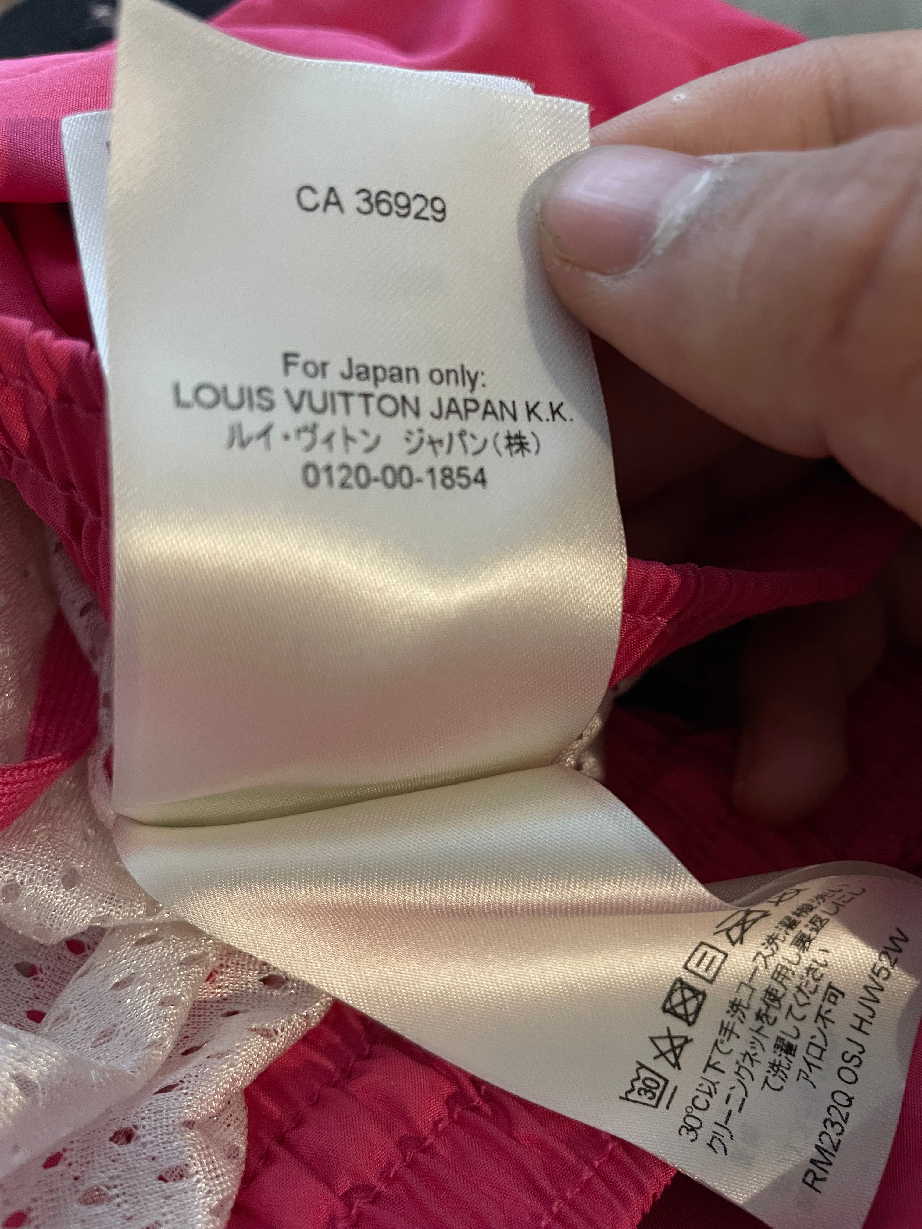 LV Swim Trunks Pink Monogram Used Medium