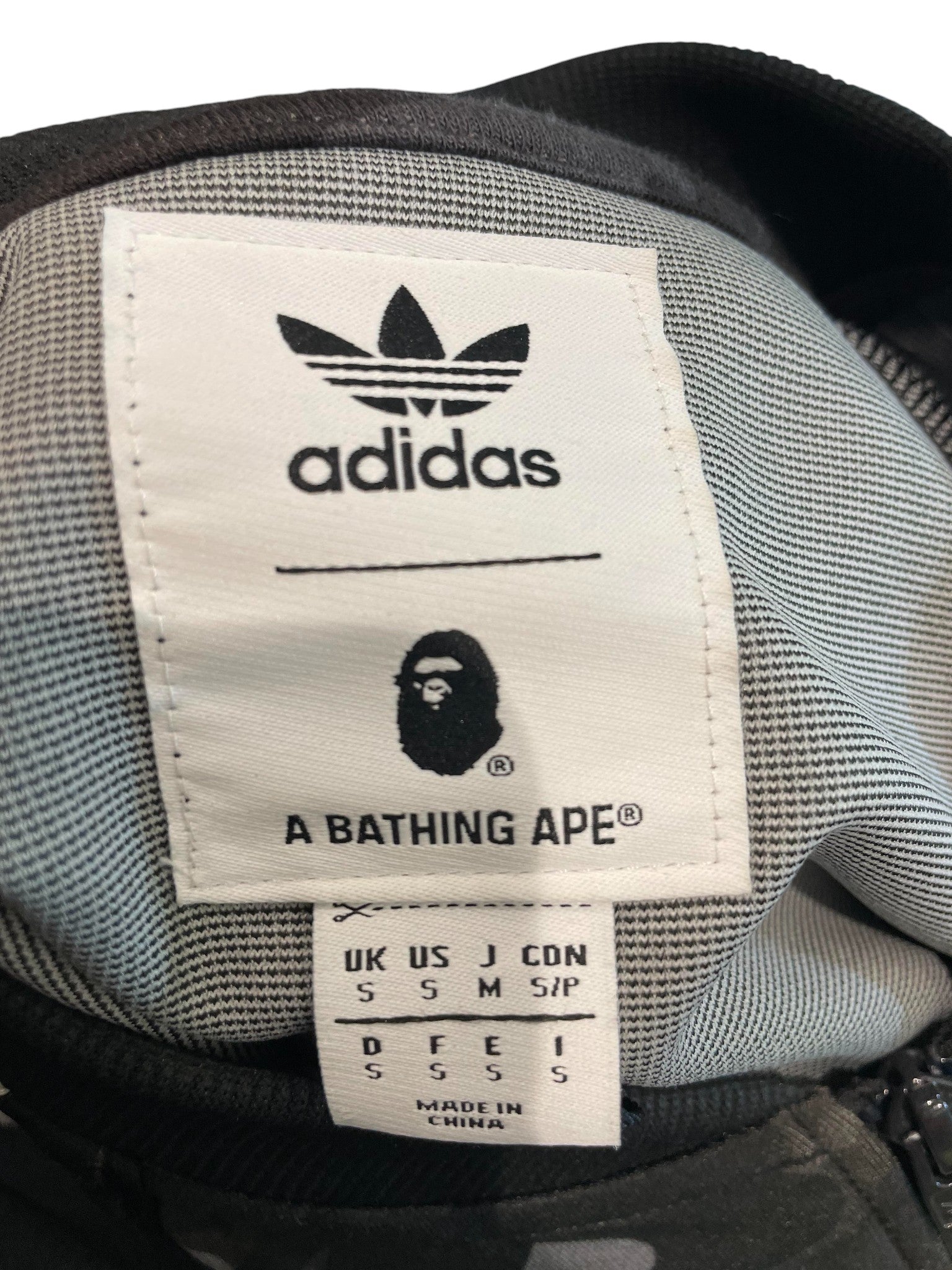 BAPE Adidas Black Camo Track Suit