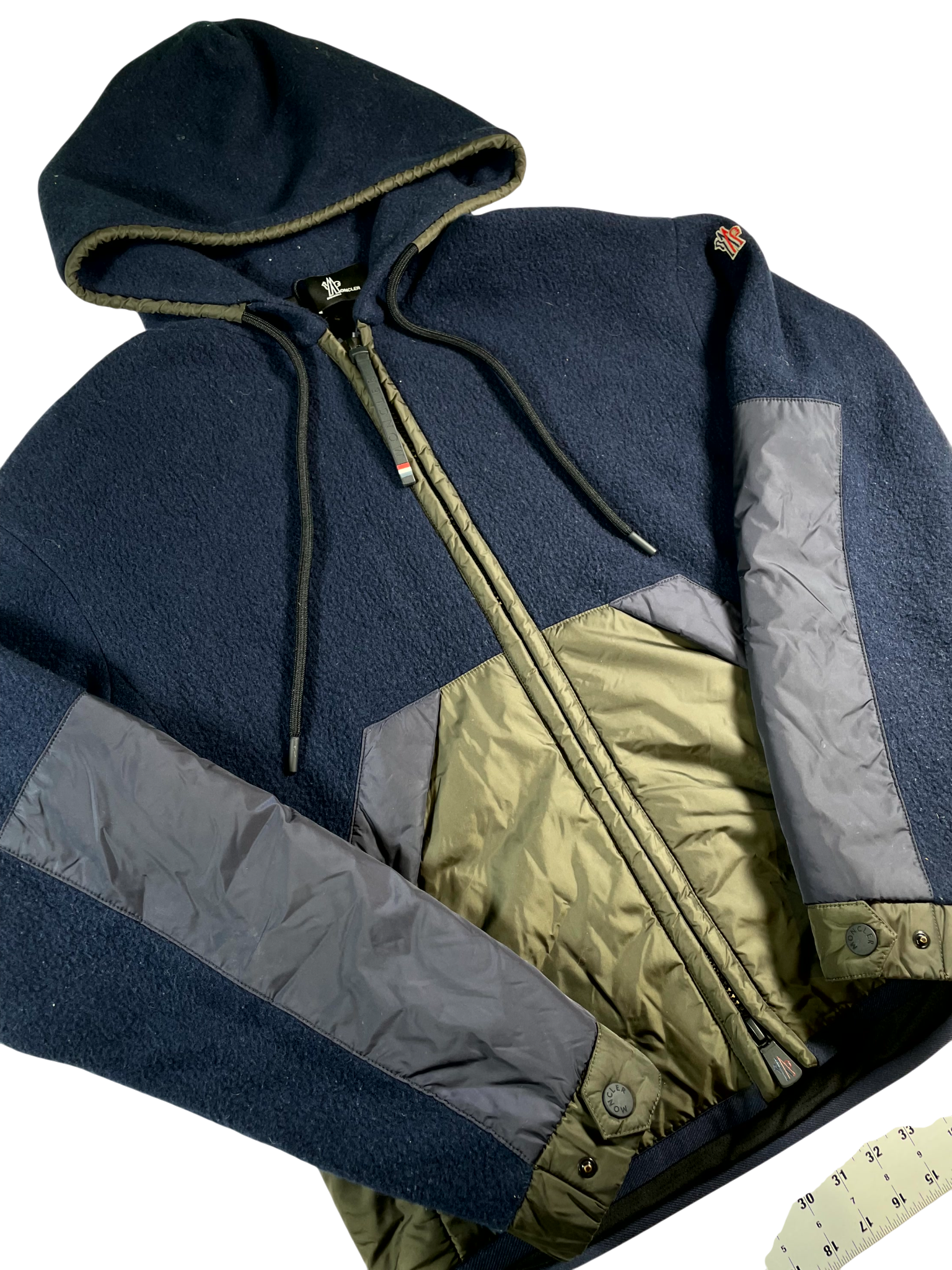 Moncler Grenoble Sherpa Fleece Navy Jacket