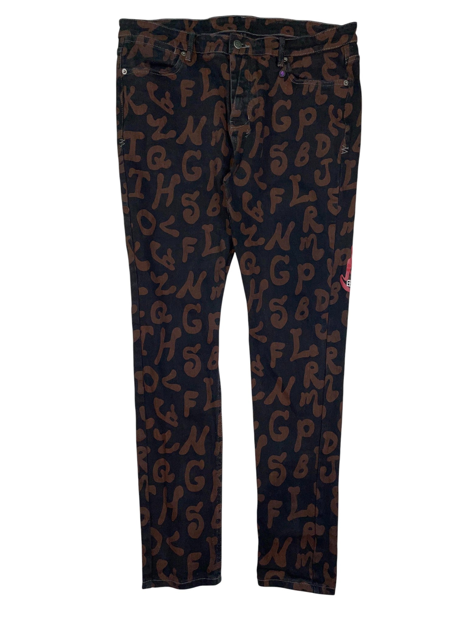 Ksubi Monogram Black & Brown Jeans