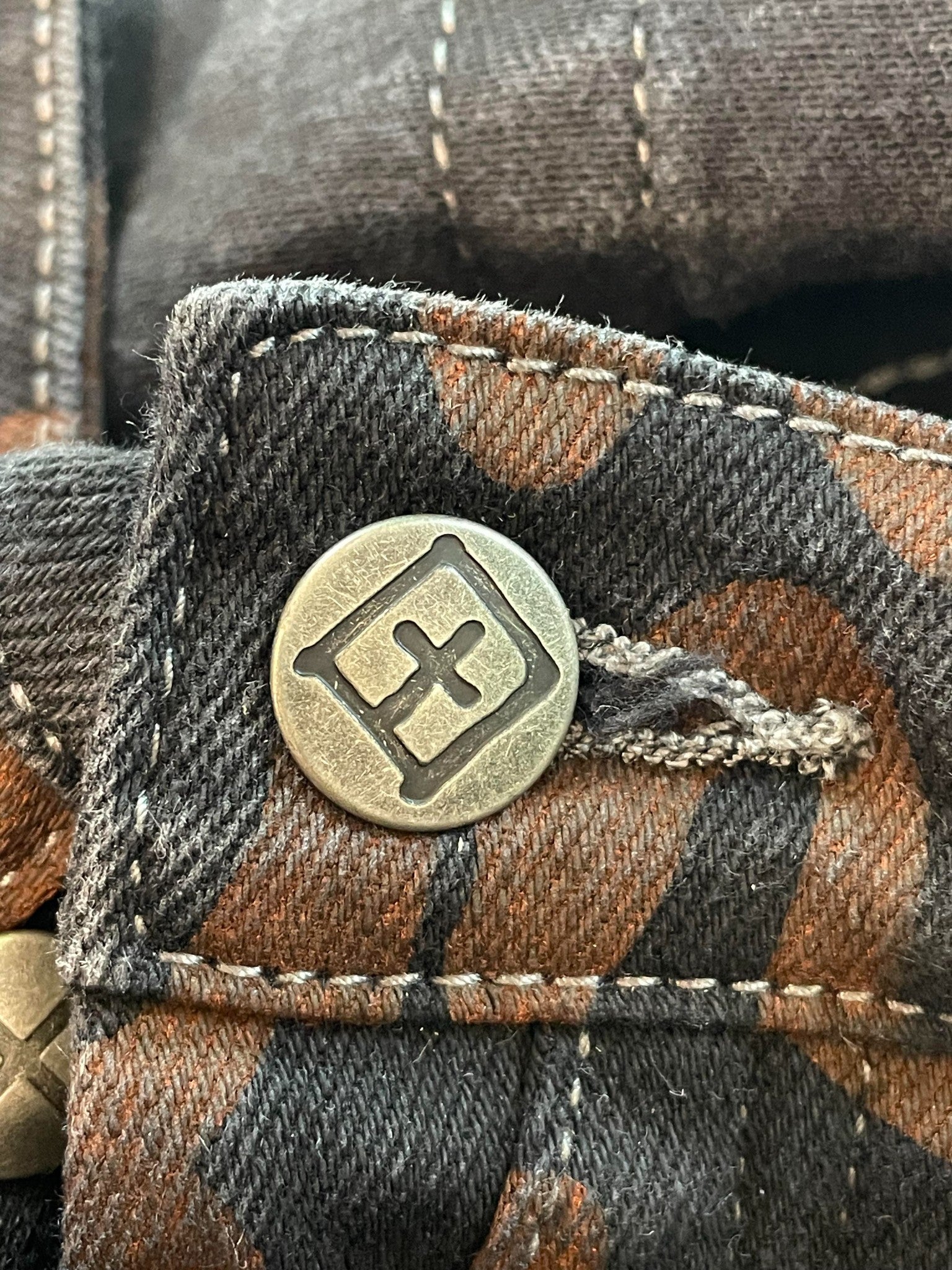 Ksubi Monogram Black & Brown Jeans