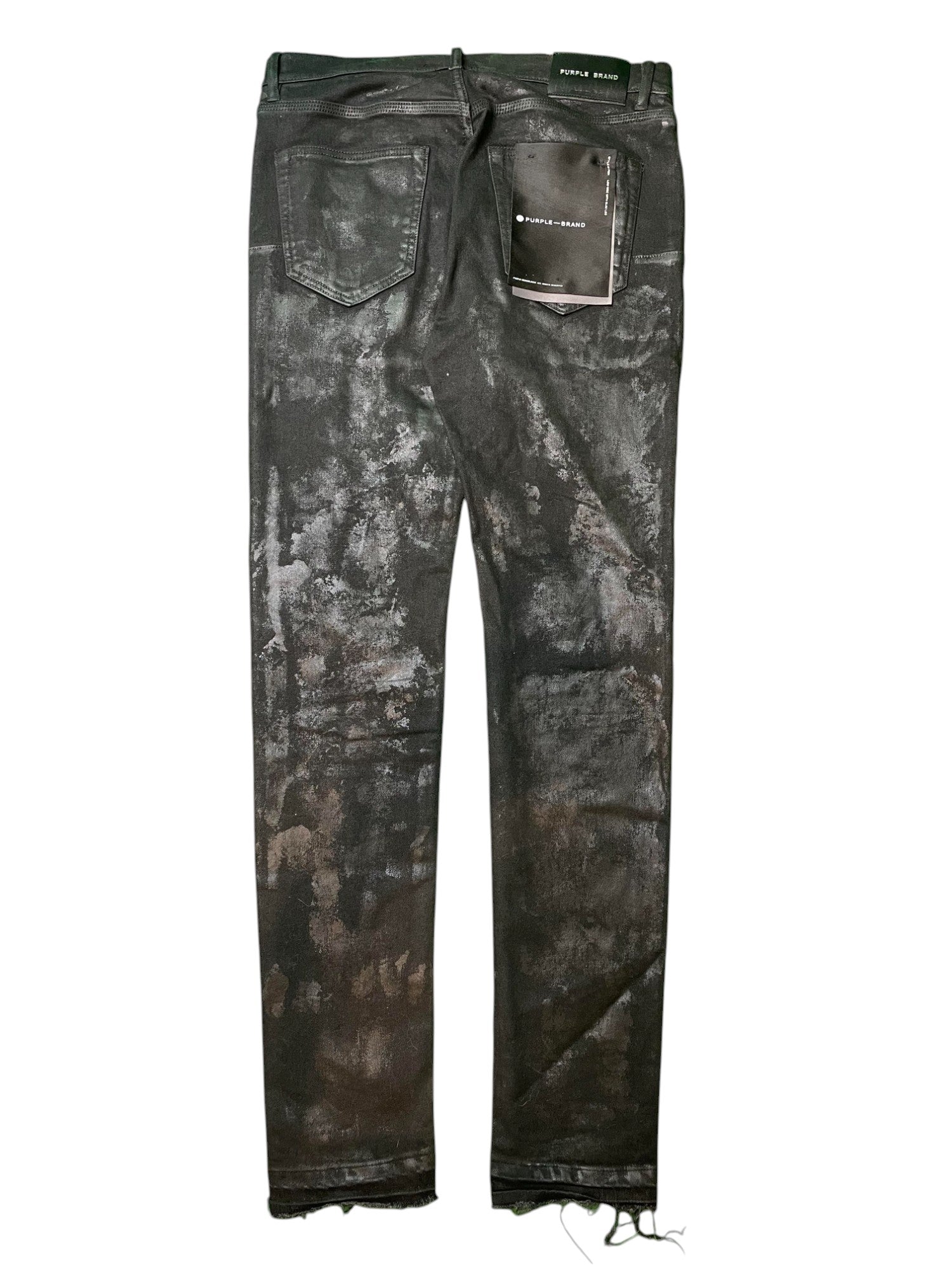 Purple Brand Black Wax Jeans