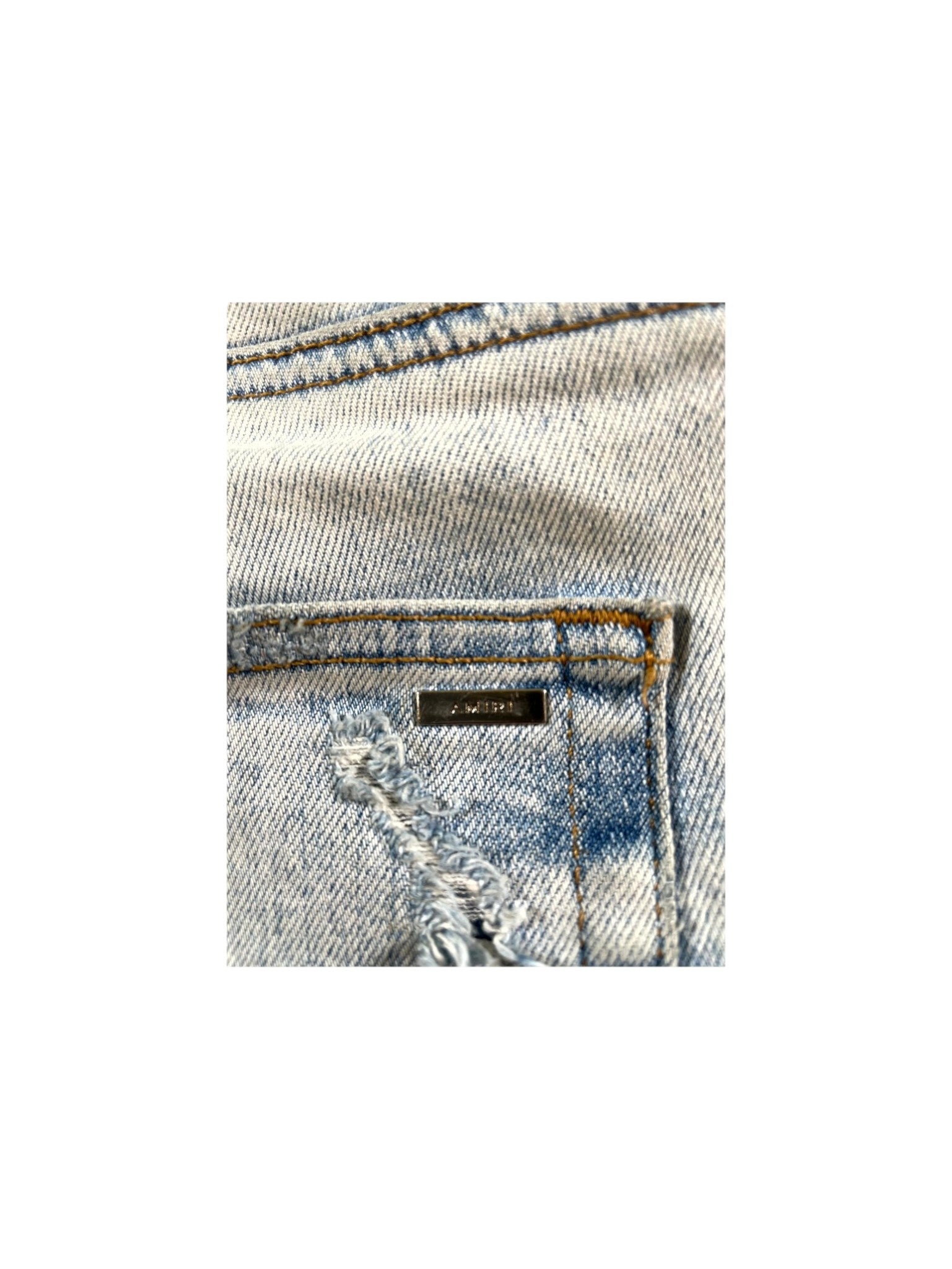 Amiri "Aqua Thraser" Light Wash Jeans