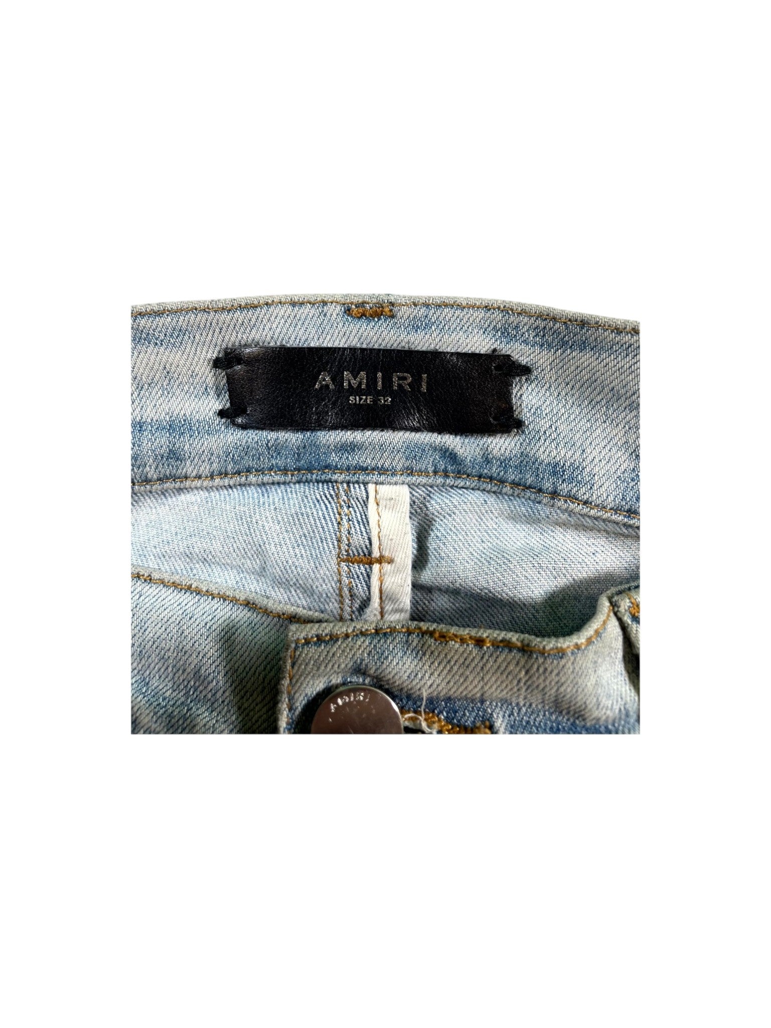 Amiri "Aqua Thraser" Light Wash Jeans