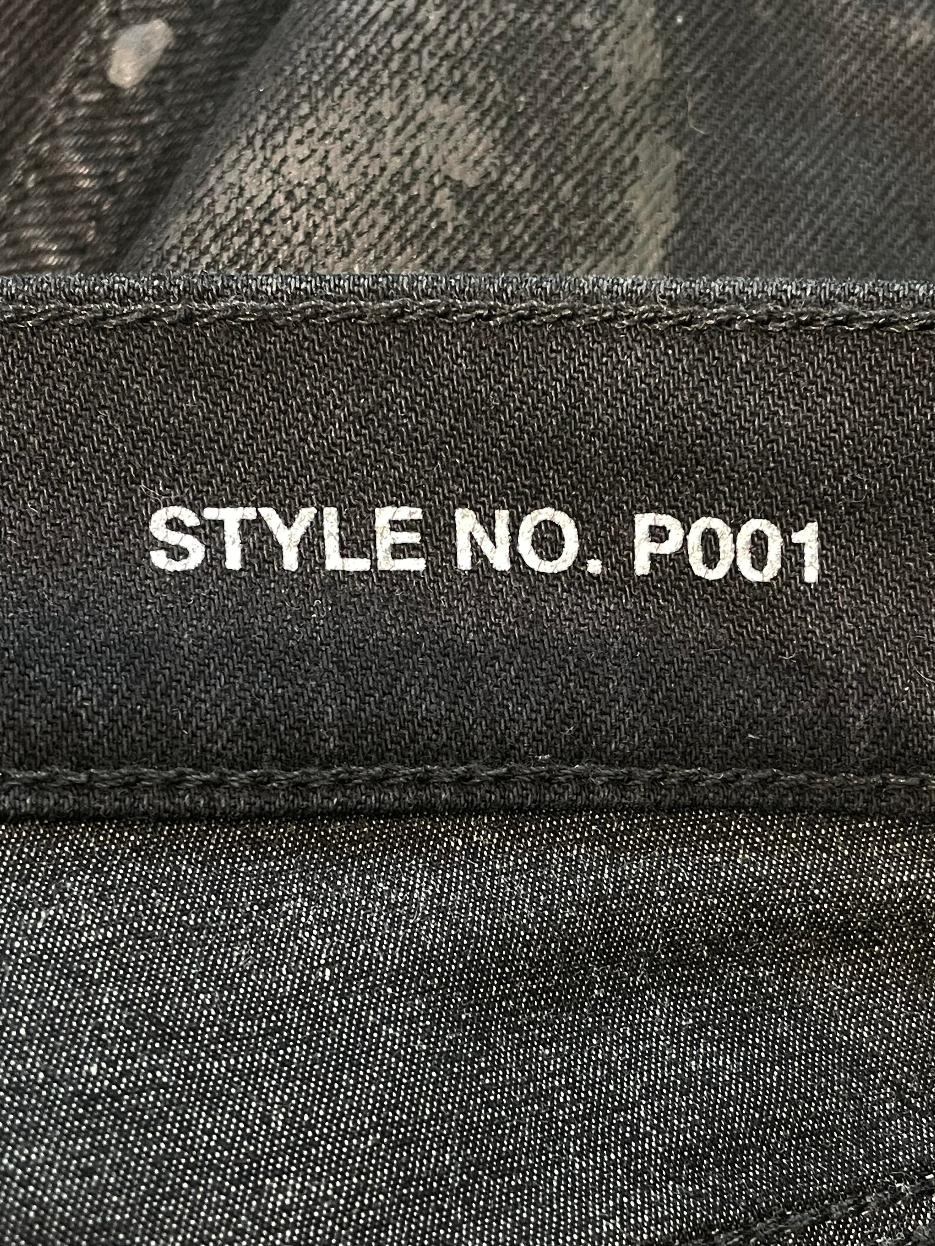 Purple Brand Black Wax Jeans