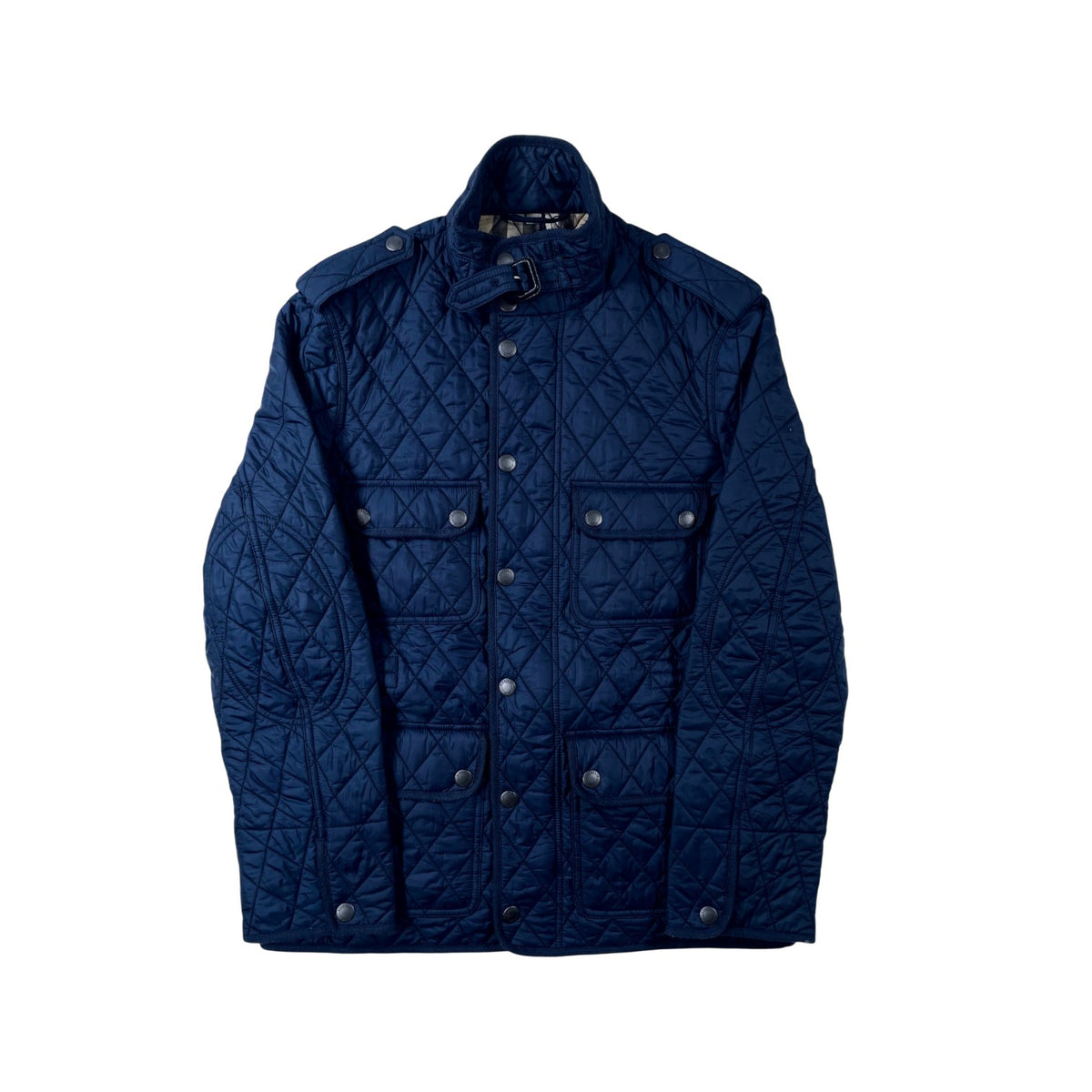 Burberry Inner Plaid Monogram Navy Jacket