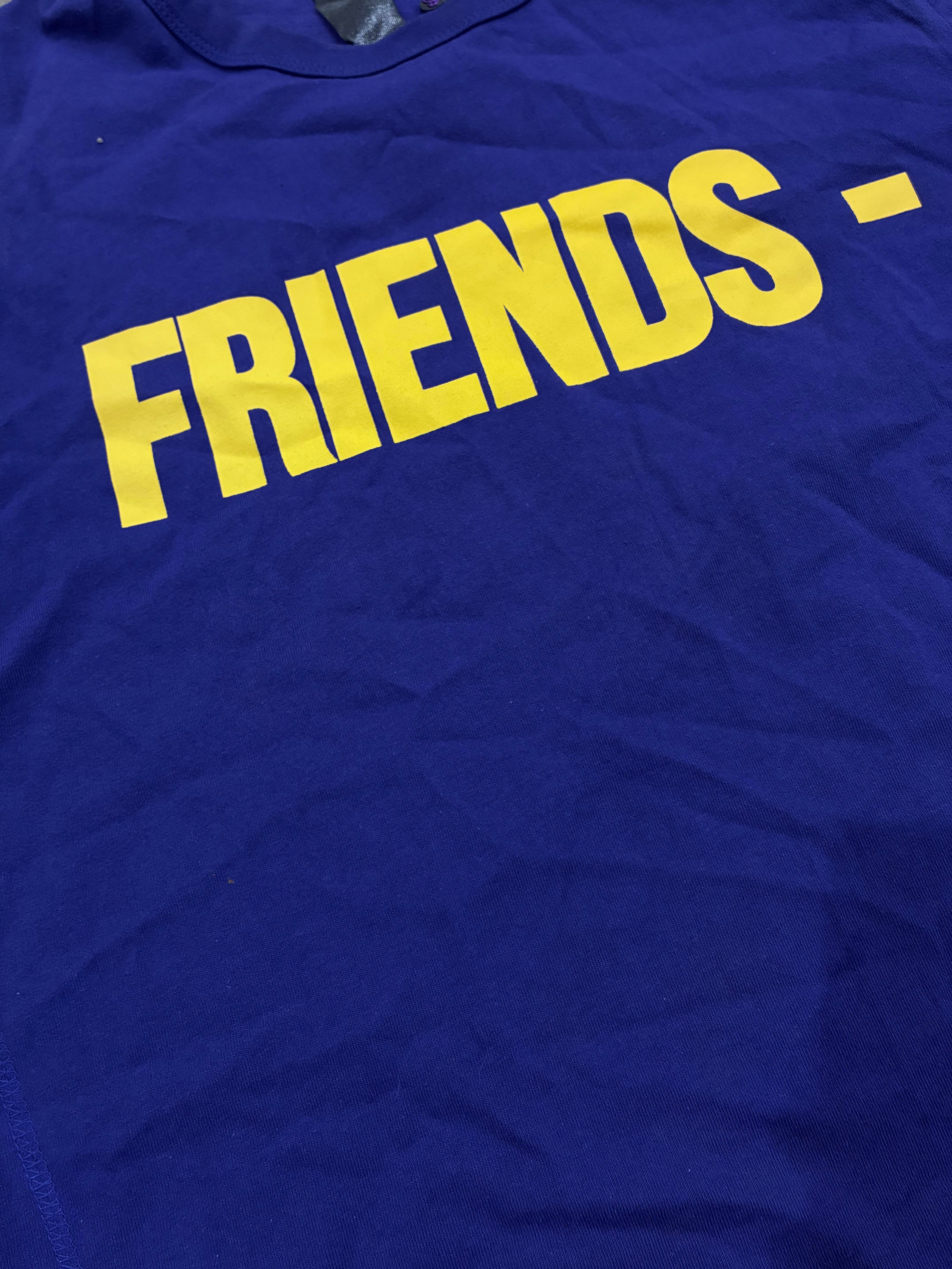 Vlone Friends Purple & Yellow Tee