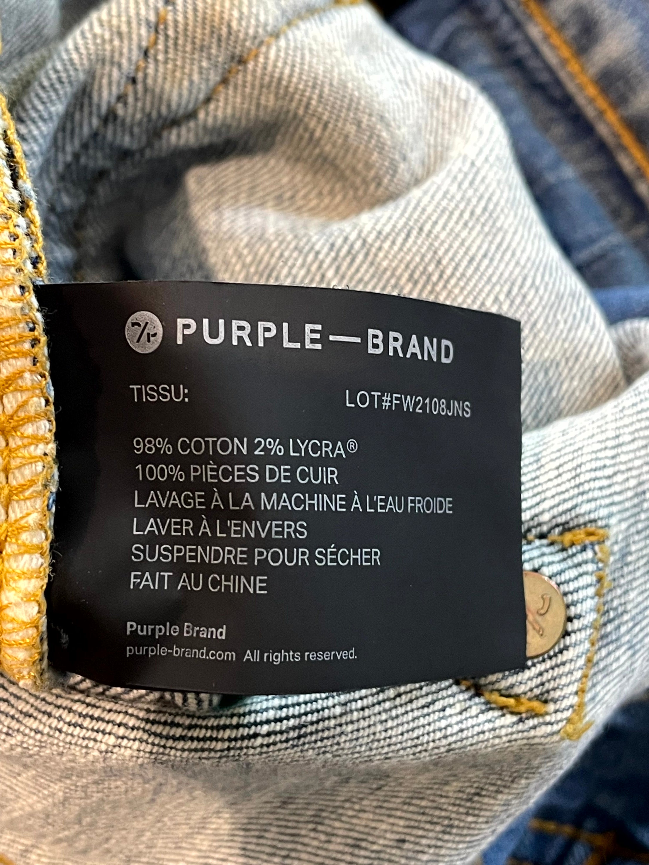 Purple Brand Light Wash Jeans