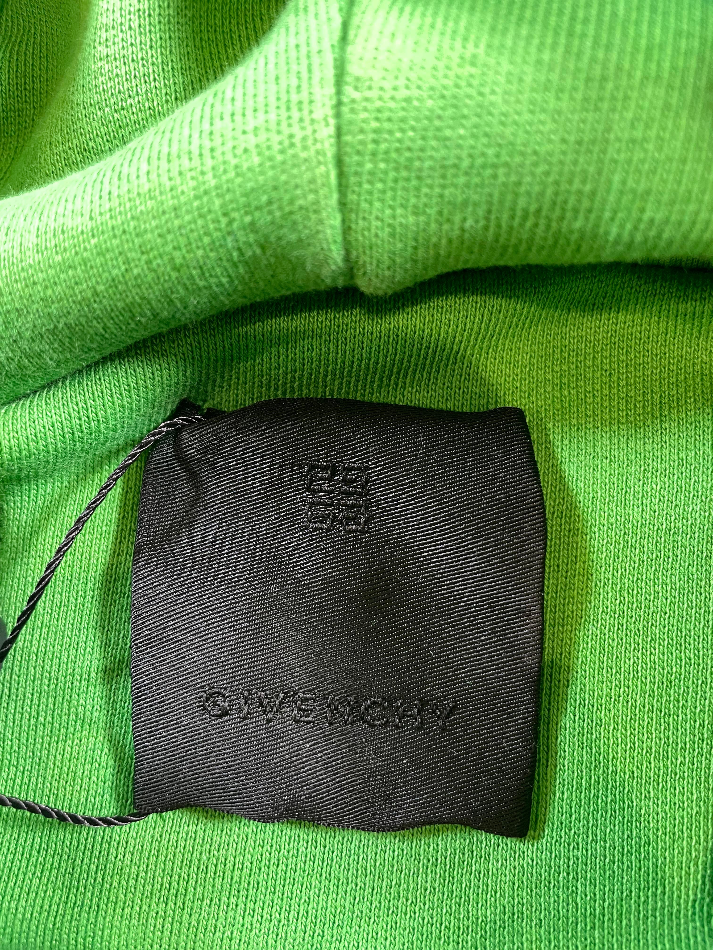 Givenchy Reaper Logo Green Hoodie