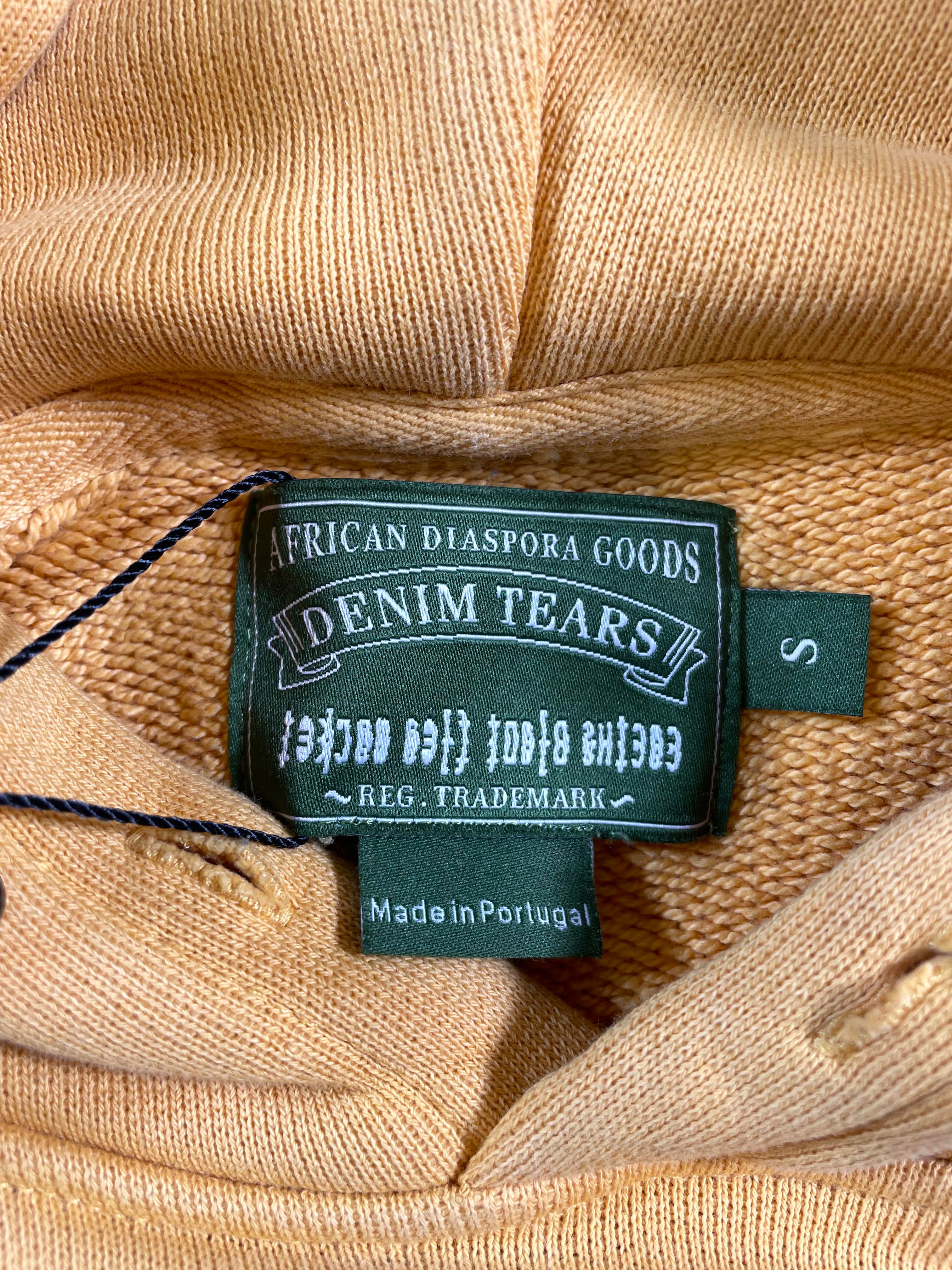 Denim Tears CPFM Wreath Yellow Hoodie