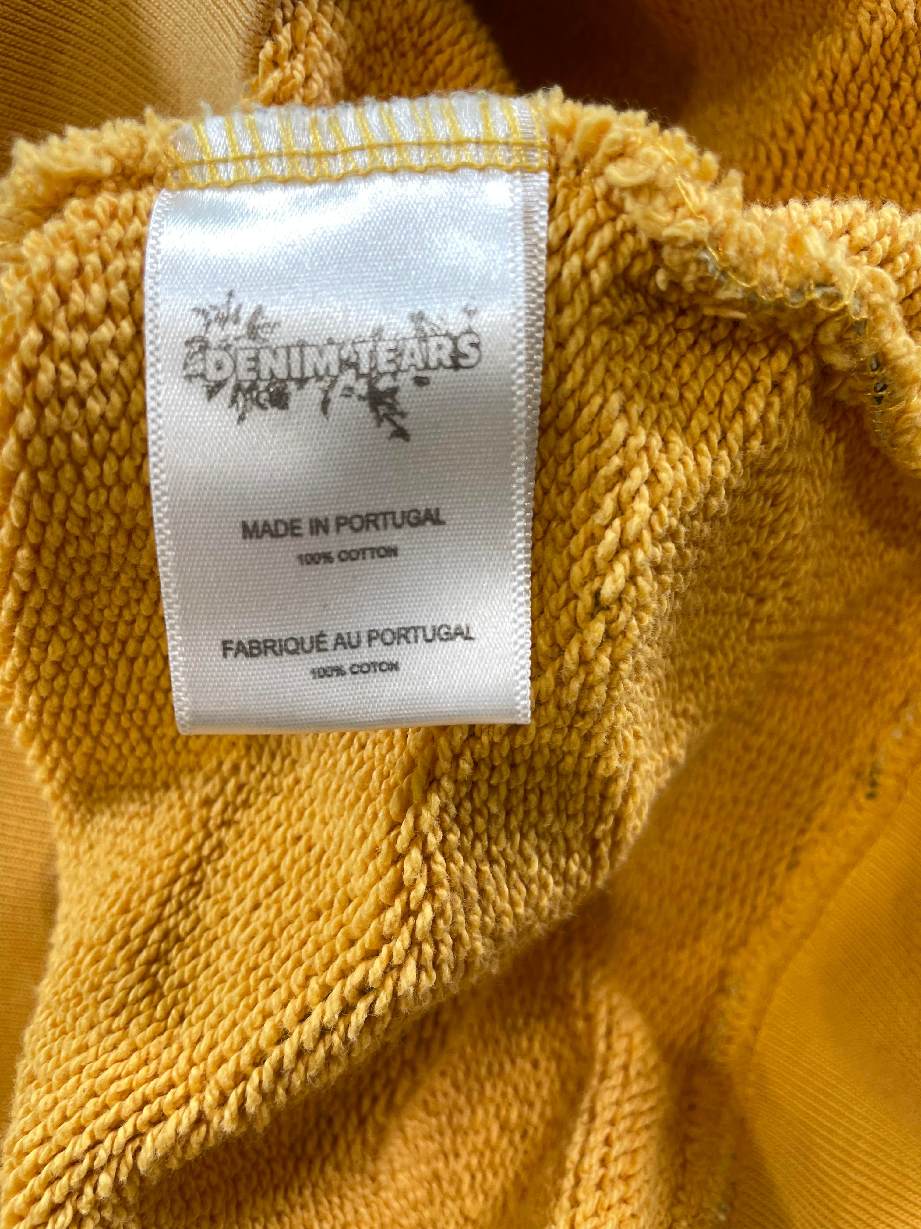 Denim Tears CPFM Wreath Yellow Hoodie