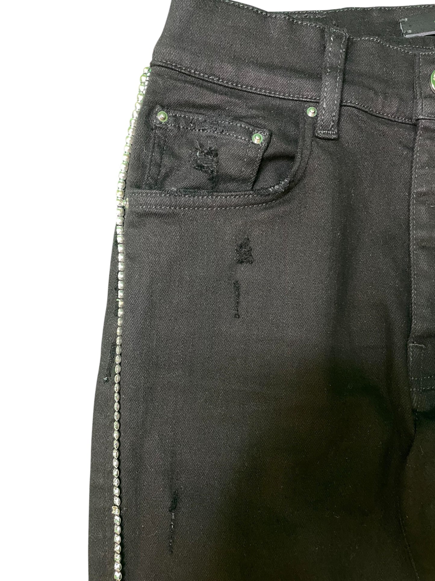 Amiri Black Side Studded Plain