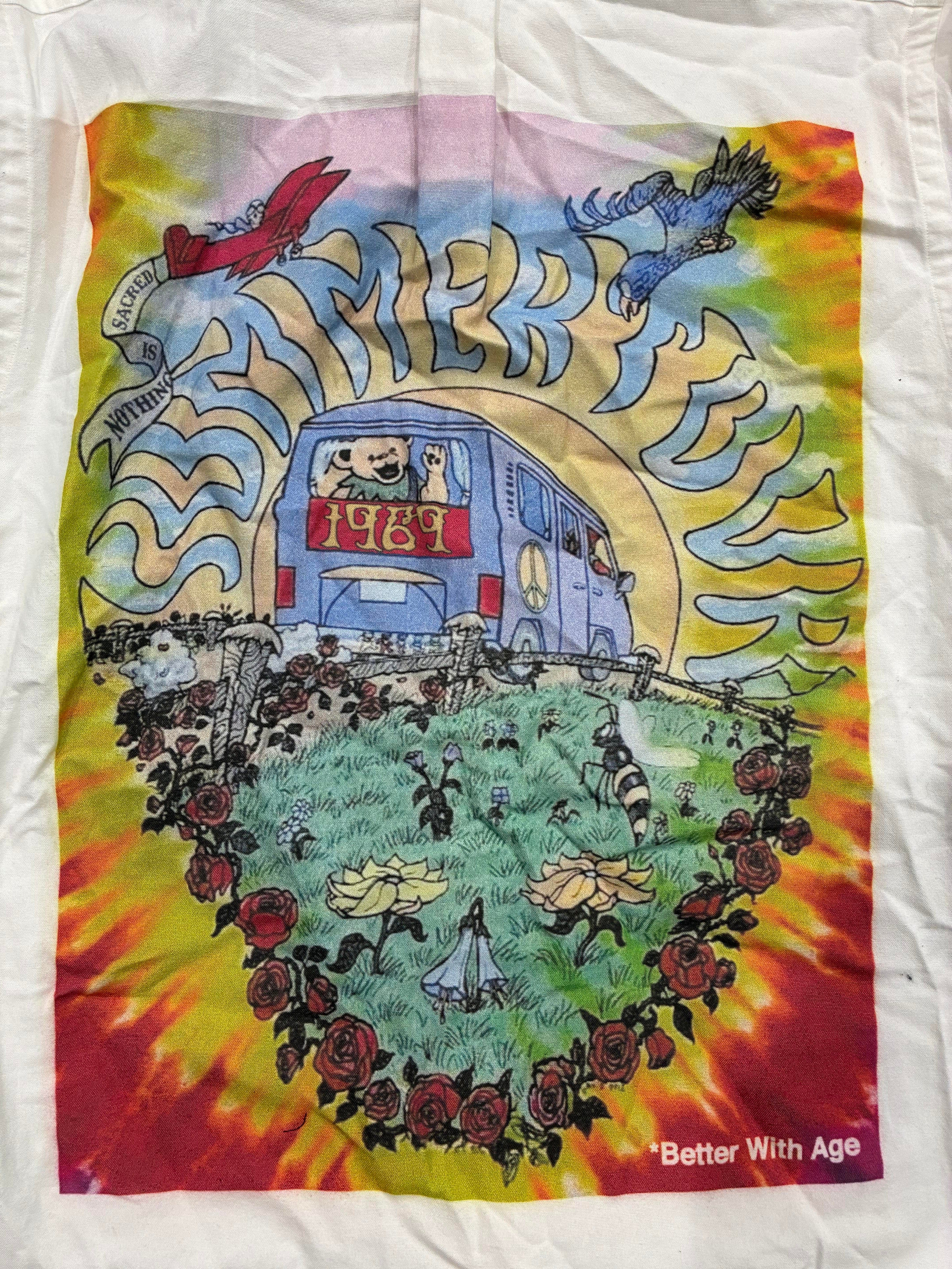 Better With Age 'Road Trip' White Button Down Shirt