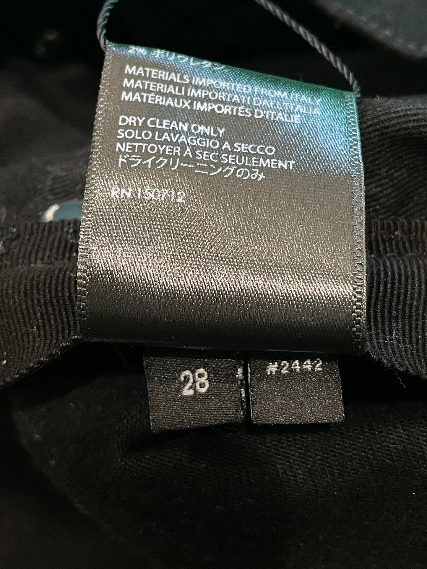 Amiri Black Side Studded Plain