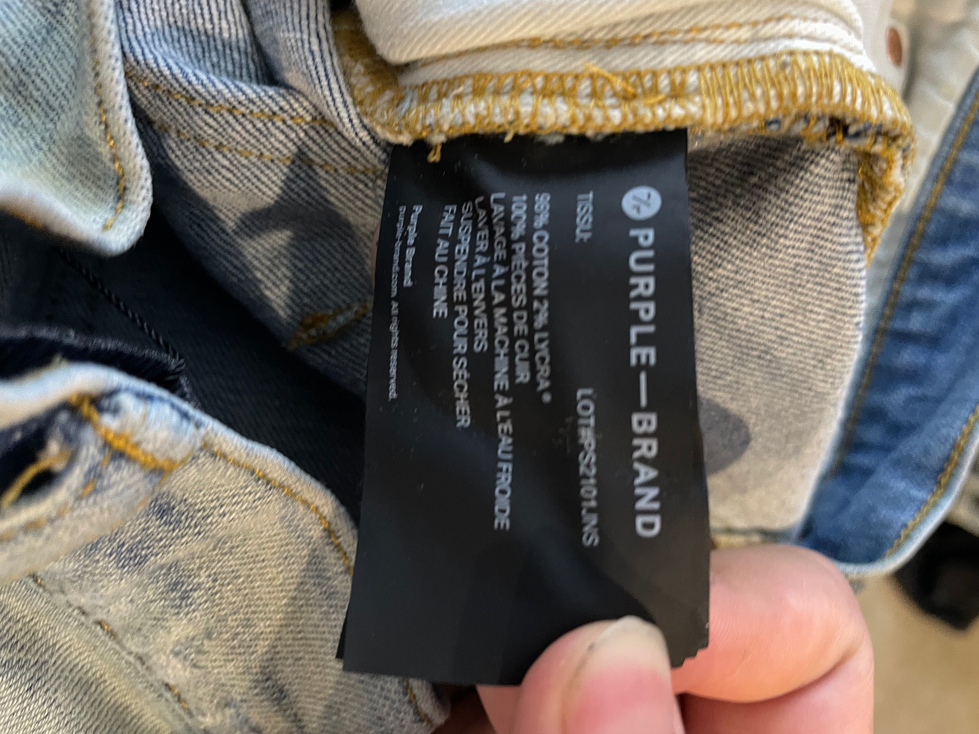 Purple Jeans Vintage Wash Used 32