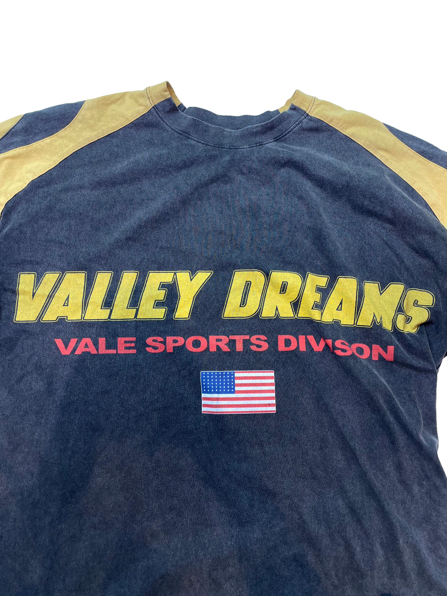 Vale Yellow & Grey Tee