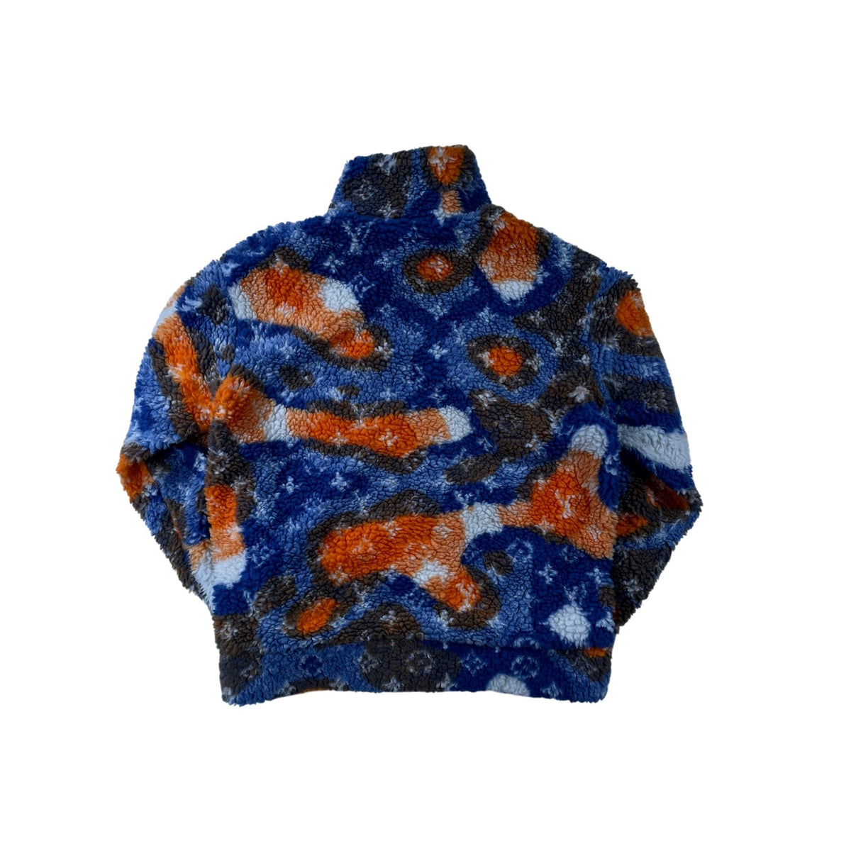 Louis Vuitton Monogram Fleece Orange & Blue Jacket