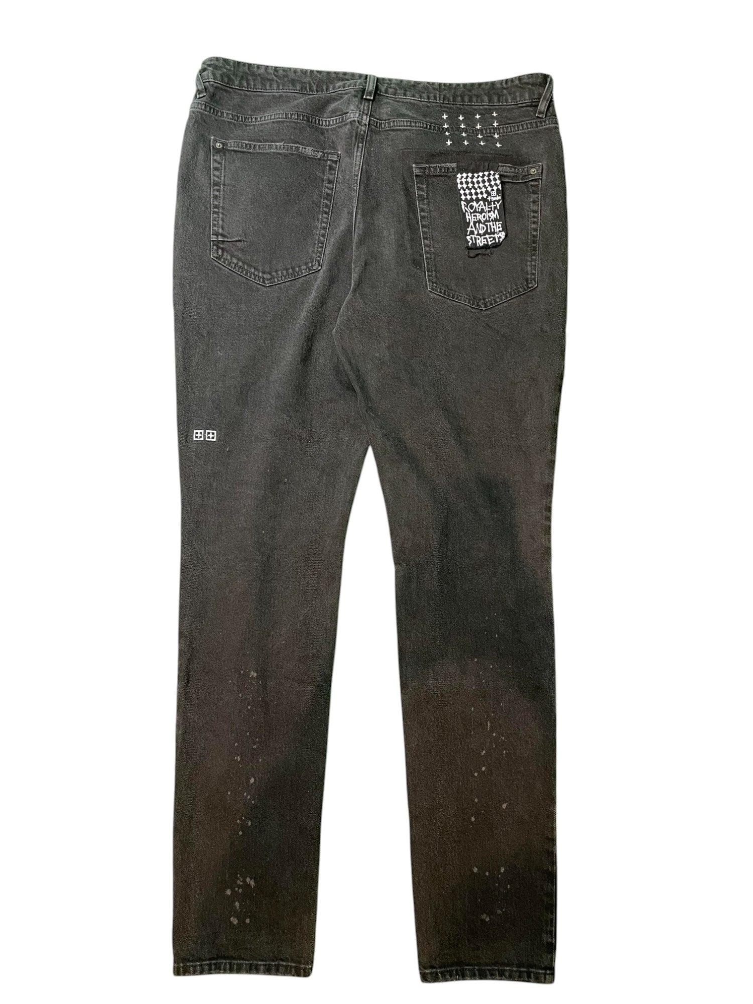 Ksubi Plain Black Jeans