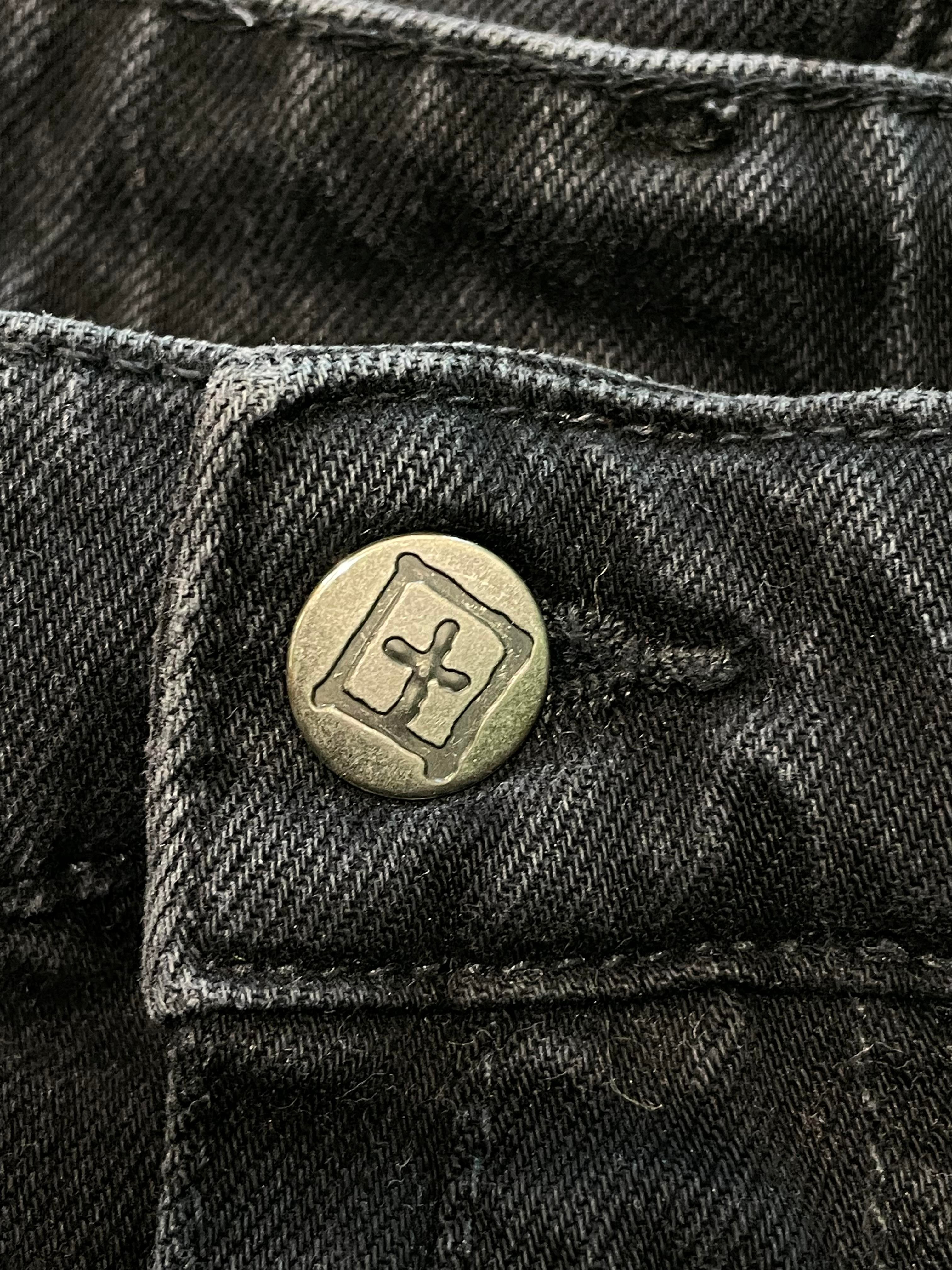 Ksubi Plain Black Jeans