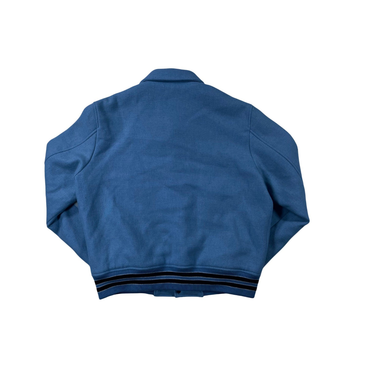 Amiri Bone Varsity Varsity Baby Blue Jacket
