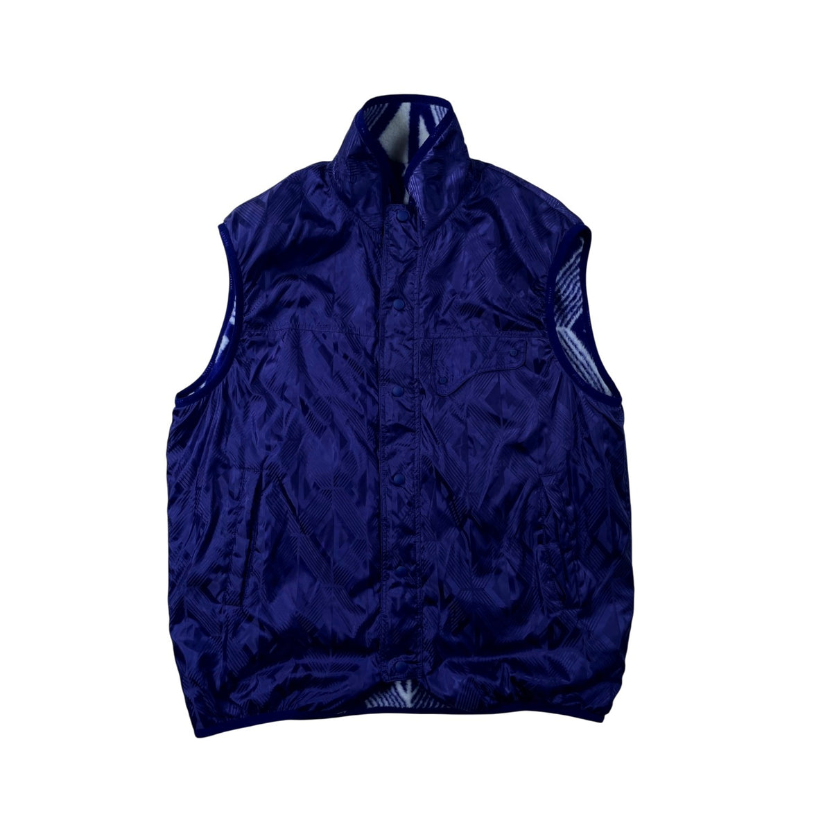 Dior CD Diamond Reversible Sherpa Purple Vest