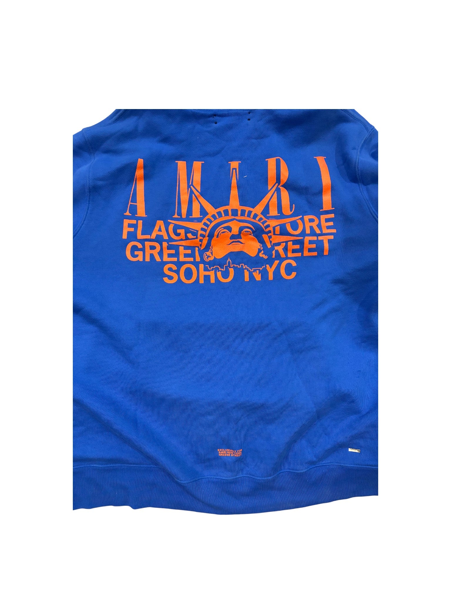 Amiri NYC Soho Blue Hoodie