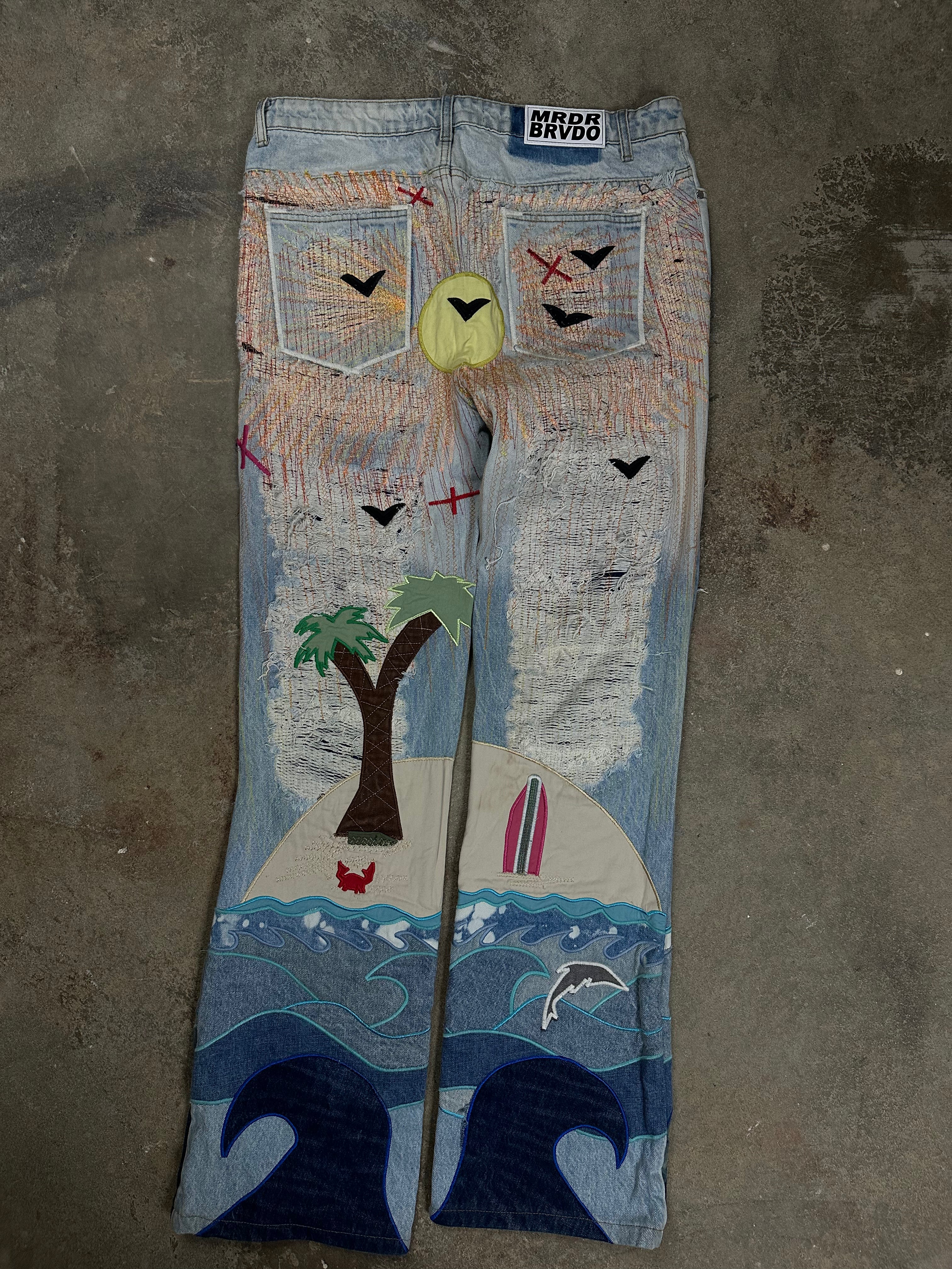 WDW Pale USA Jeans Used 36