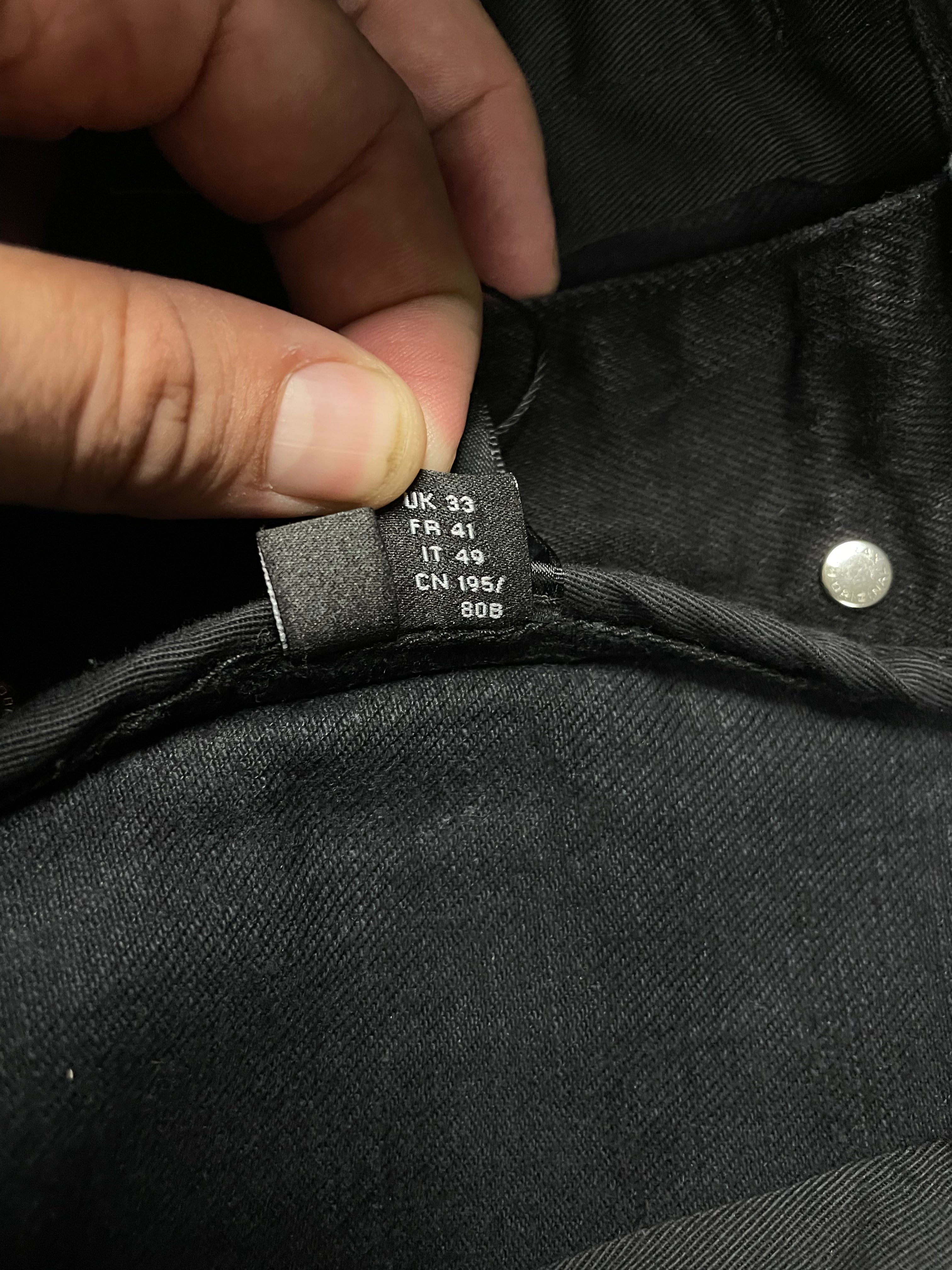 Amiri Cargo Flare Black Jeans