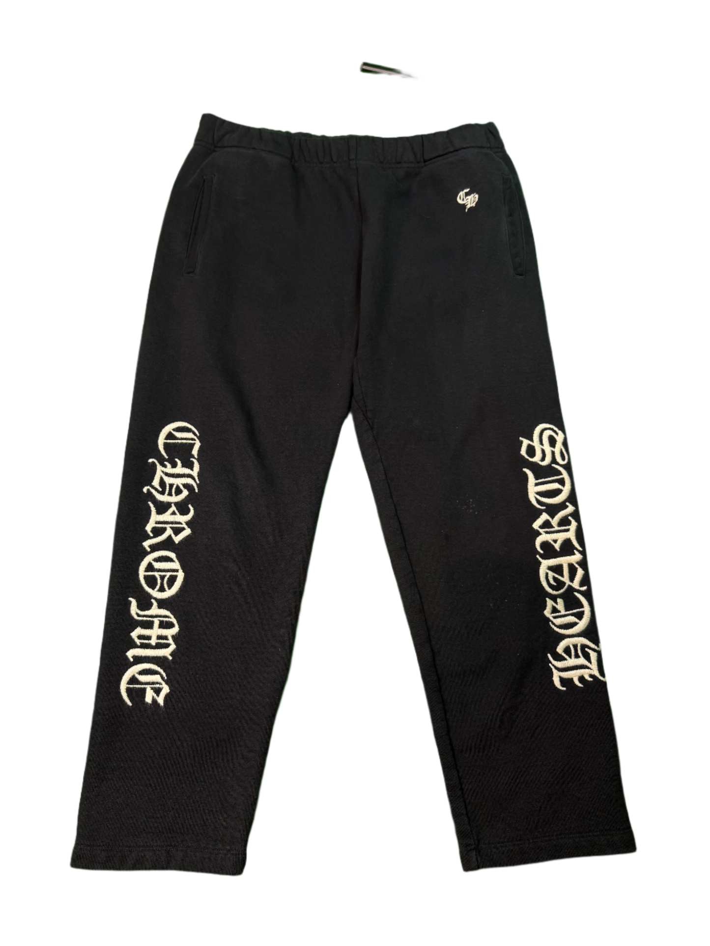 Chrome Hearts Embroidered Black & Cream Sweatpants